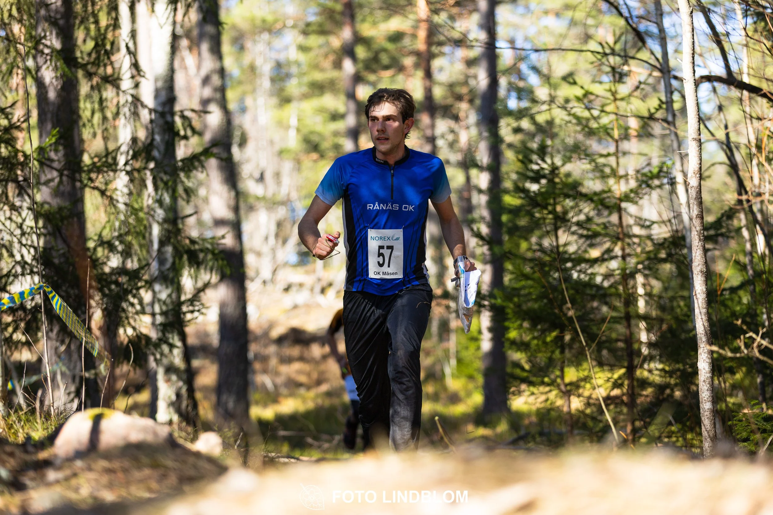 A moment from the Måsenstafetten 2026 relay event in Sweden, photographed by Foto Lindblom.