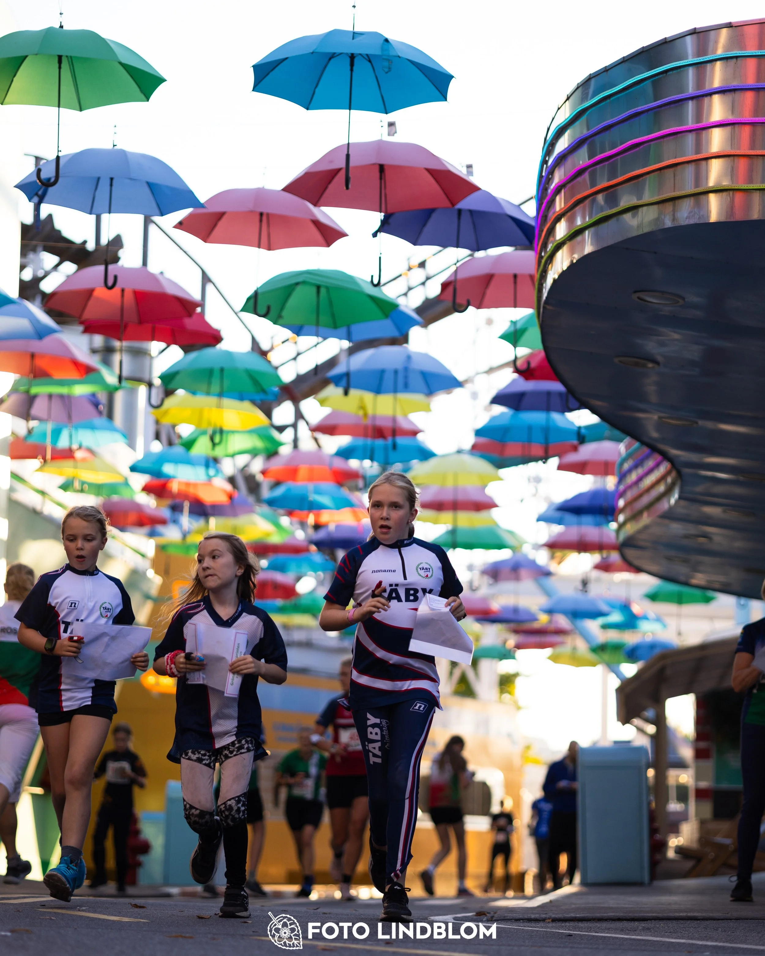 A picture from the orienteering event called Gröna Lund Sprinten taken by Foto Lindblom