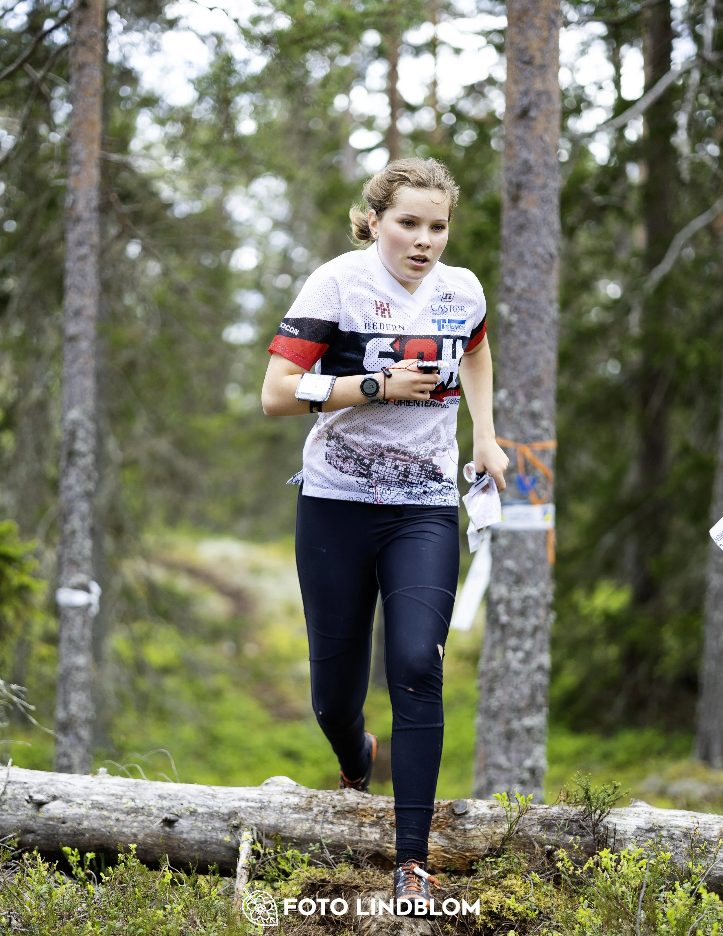 A picture from the seventh stage of the Swedish League orienteering competition