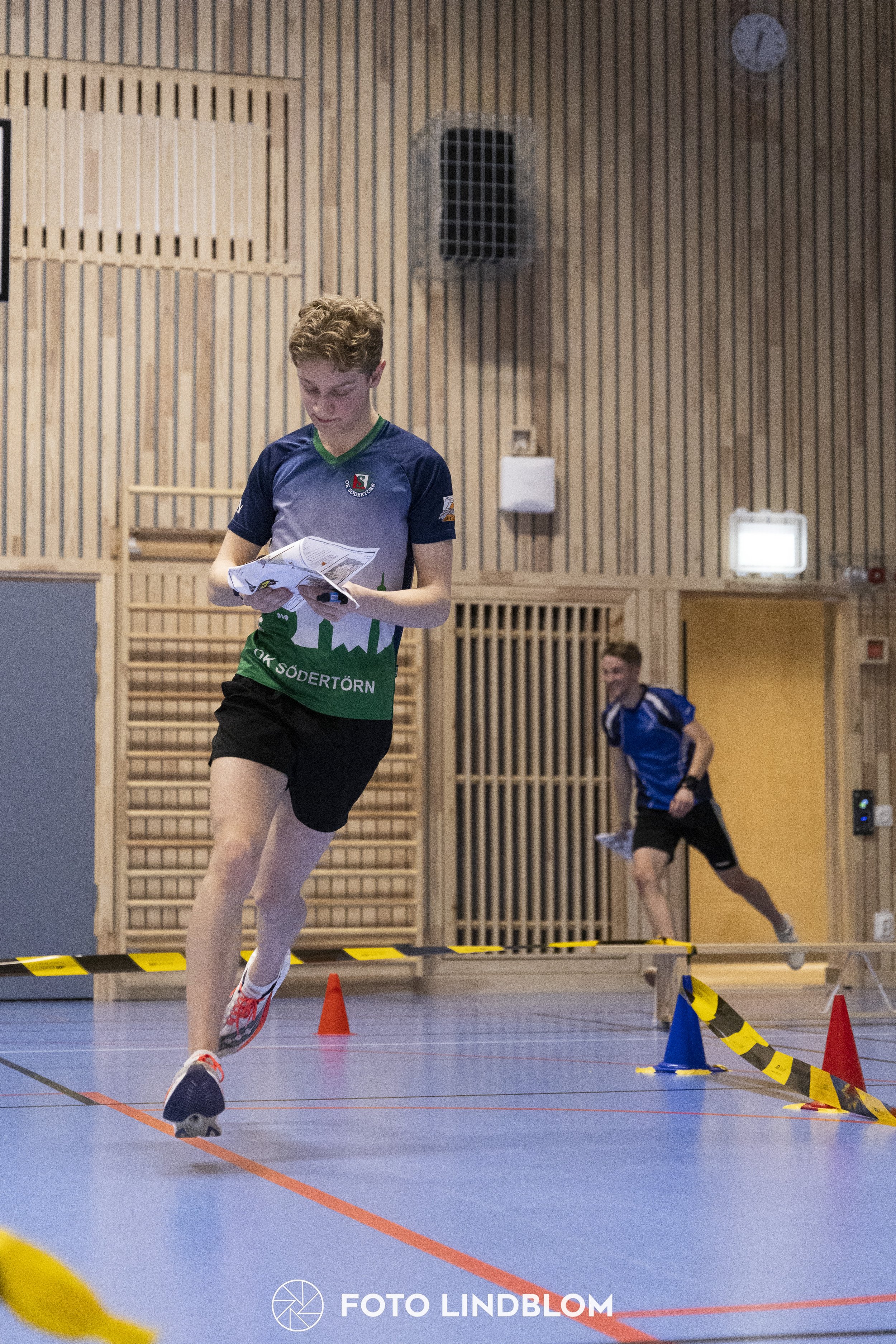 A picture from the orienteering indoor competition "Stockholm Indoor Cup"
