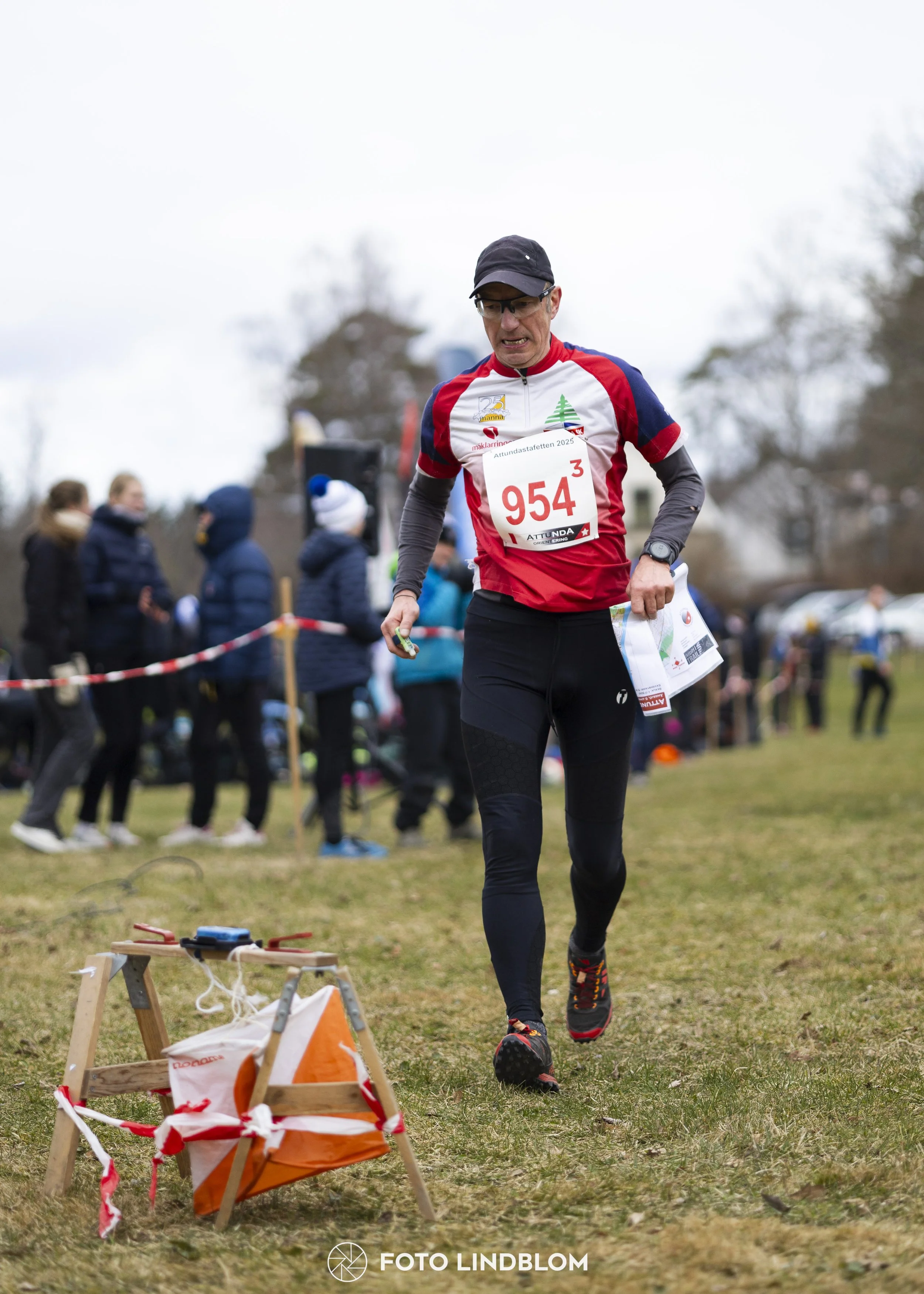 A picture from the orienteering relay competition "Attundastafetten"