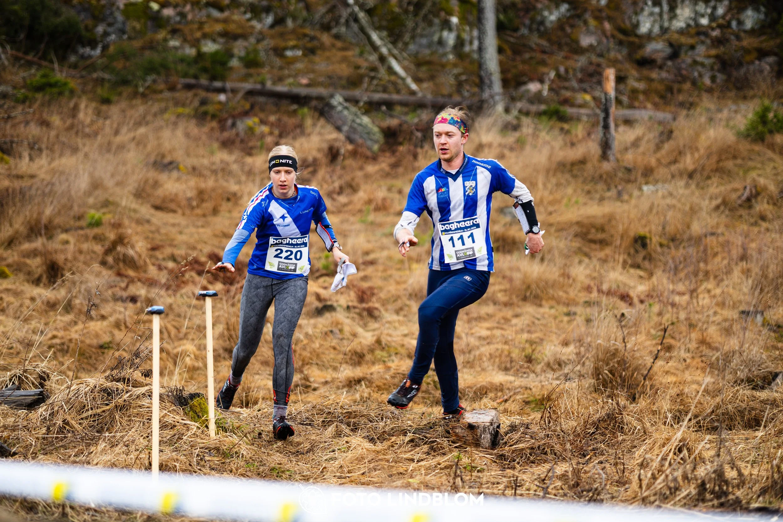 A photo from an orienteering race in Kolmården during the Swedish League spring season 2026, captured by Foto Lindblom.