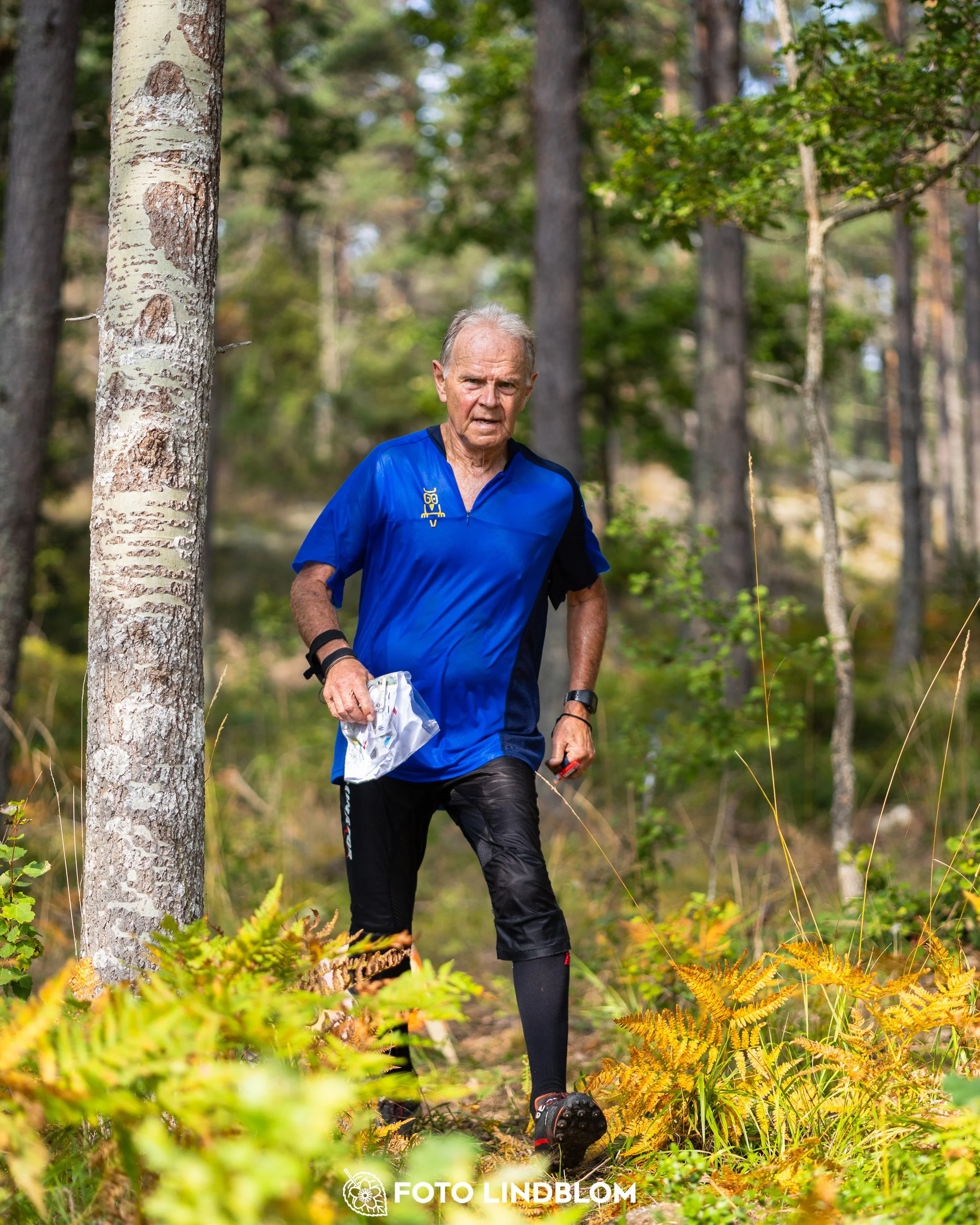 A picture from the Stockholm district championship in middle distance orienteering taken by Foto Lindblom