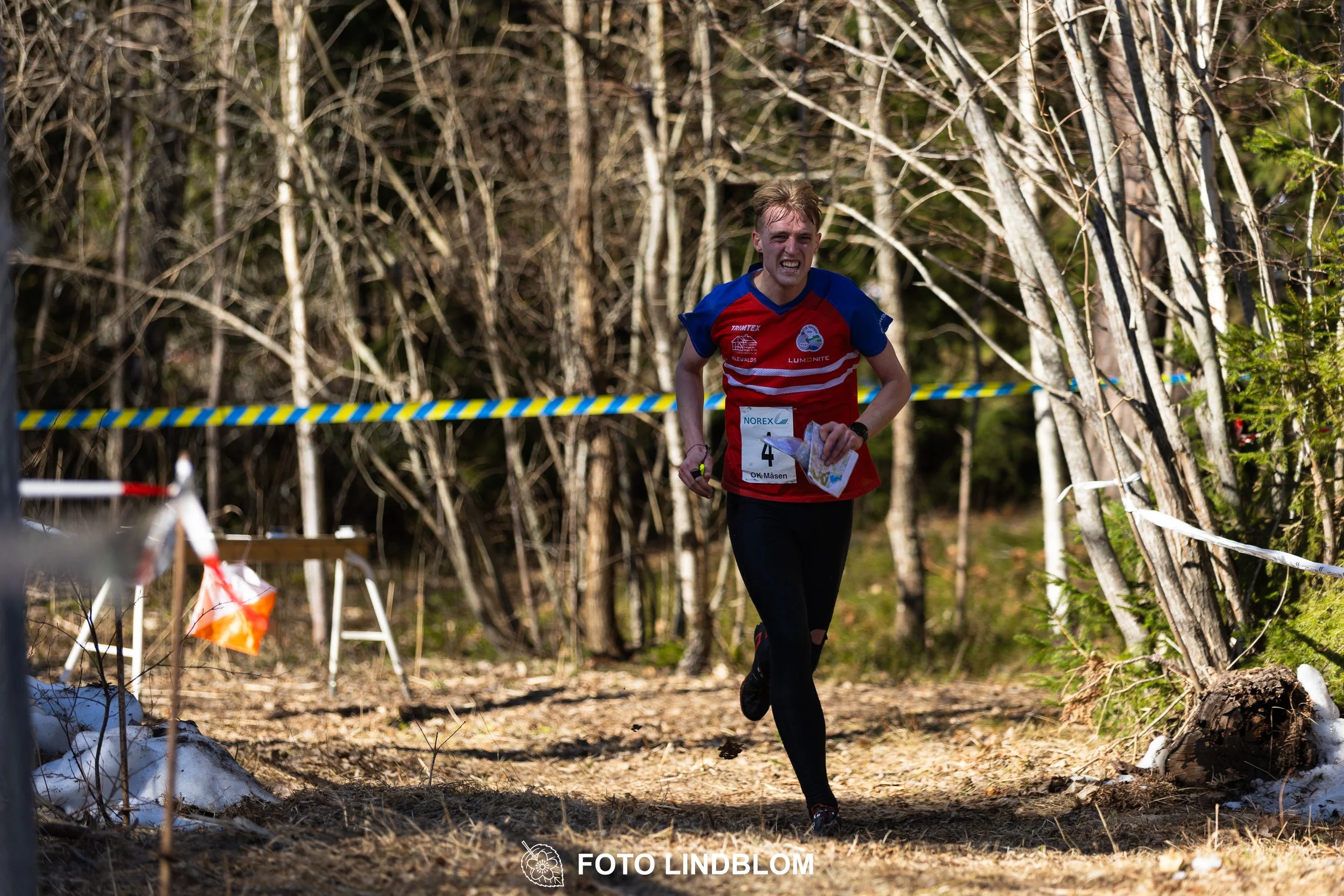 A moment from the Måsenstafetten 2026 relay event in Sweden, photographed by Foto Lindblom.