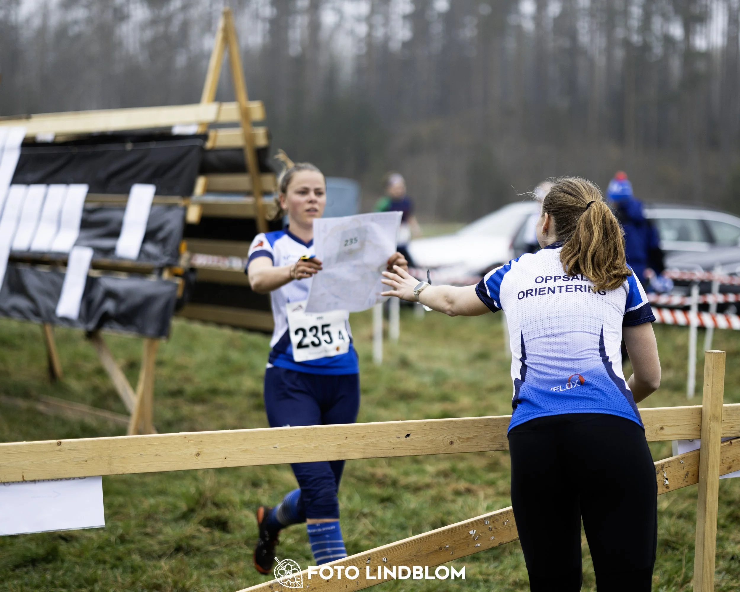 A picture from the orienteering relay competition "Stigtomtakavlen"