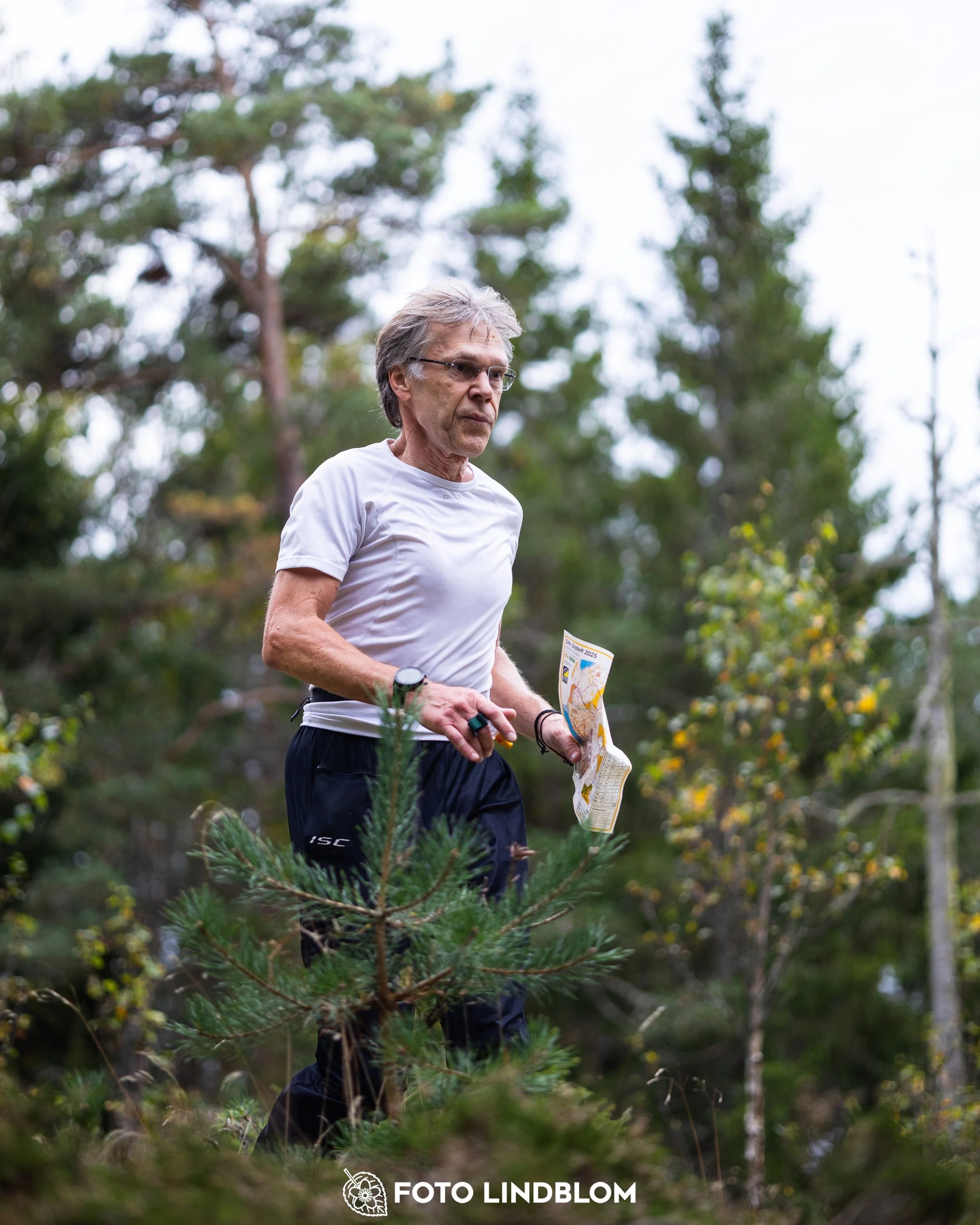 A picture from the Stockholm district championship in relay orienteering taken by Foto Lindblom