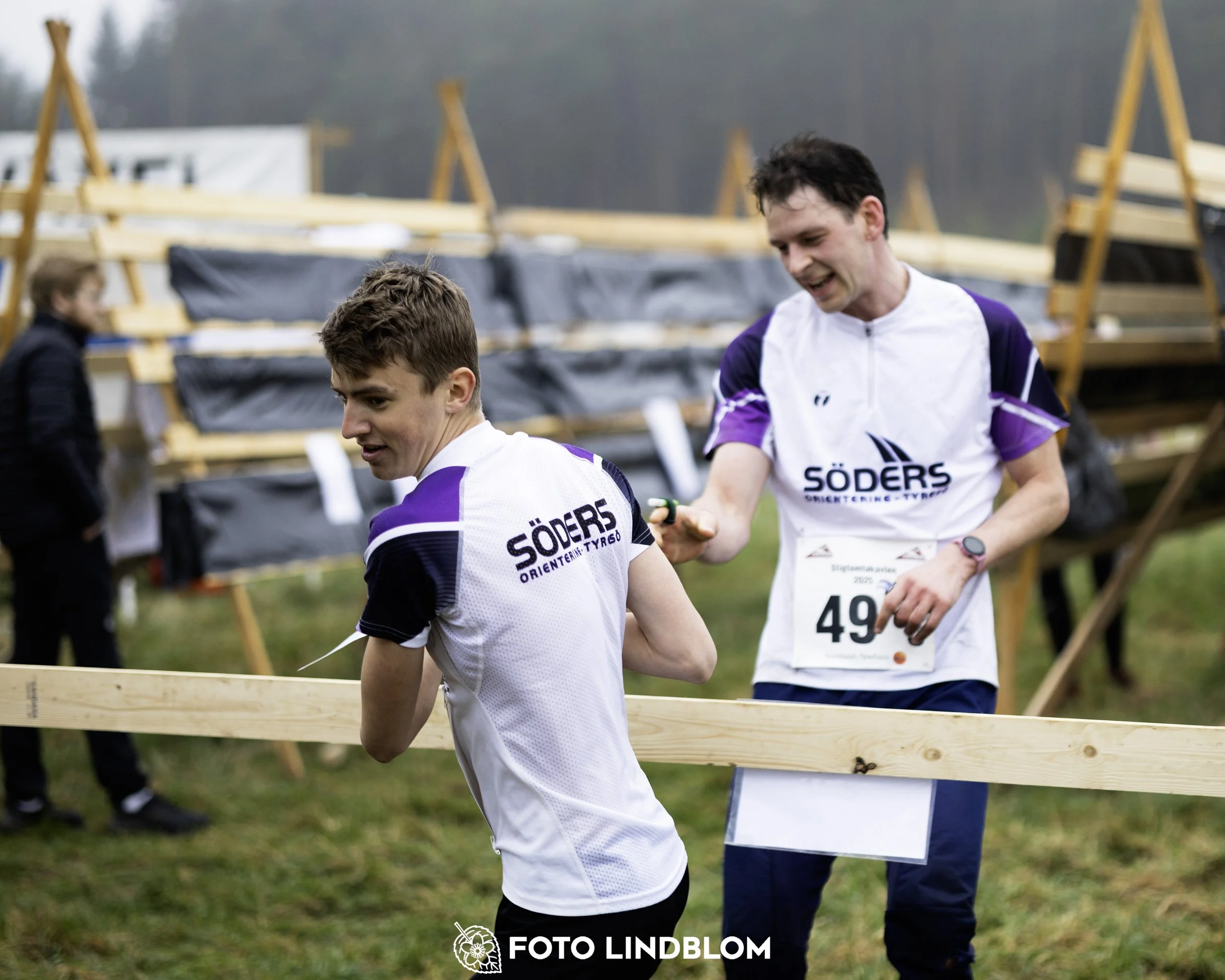 A picture from the orienteering relay competition "Stigtomtakavlen"
