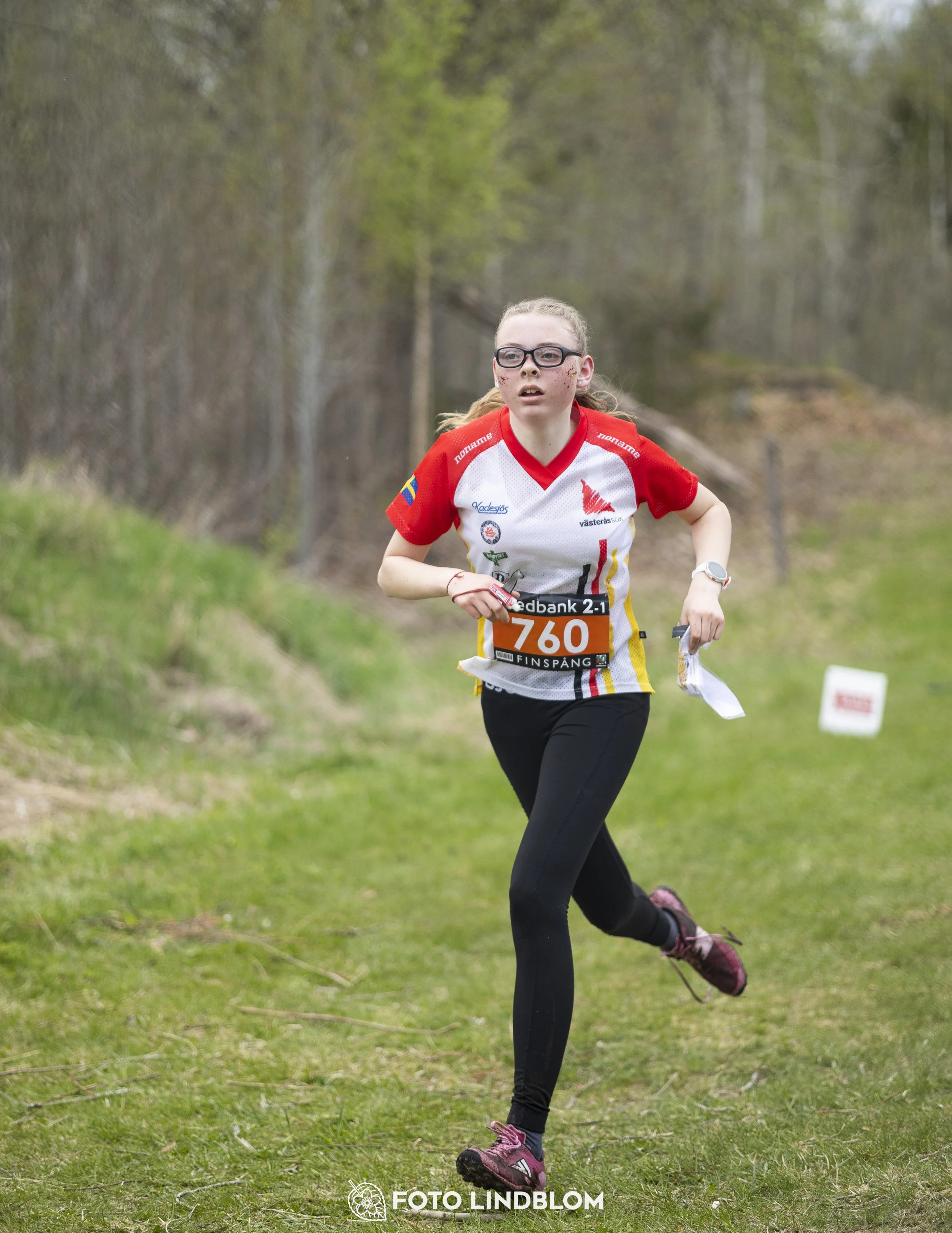 A picture from the youth relay at 10-Mila orienteering competition