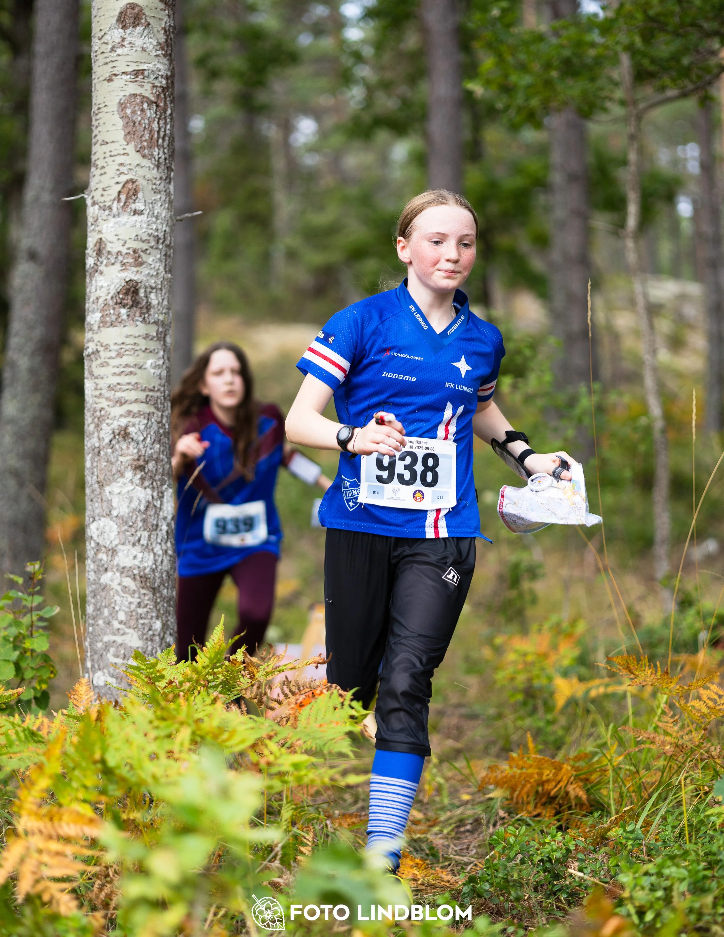 A picture from the Stockholm district championship in middle distance orienteering taken by Foto Lindblom