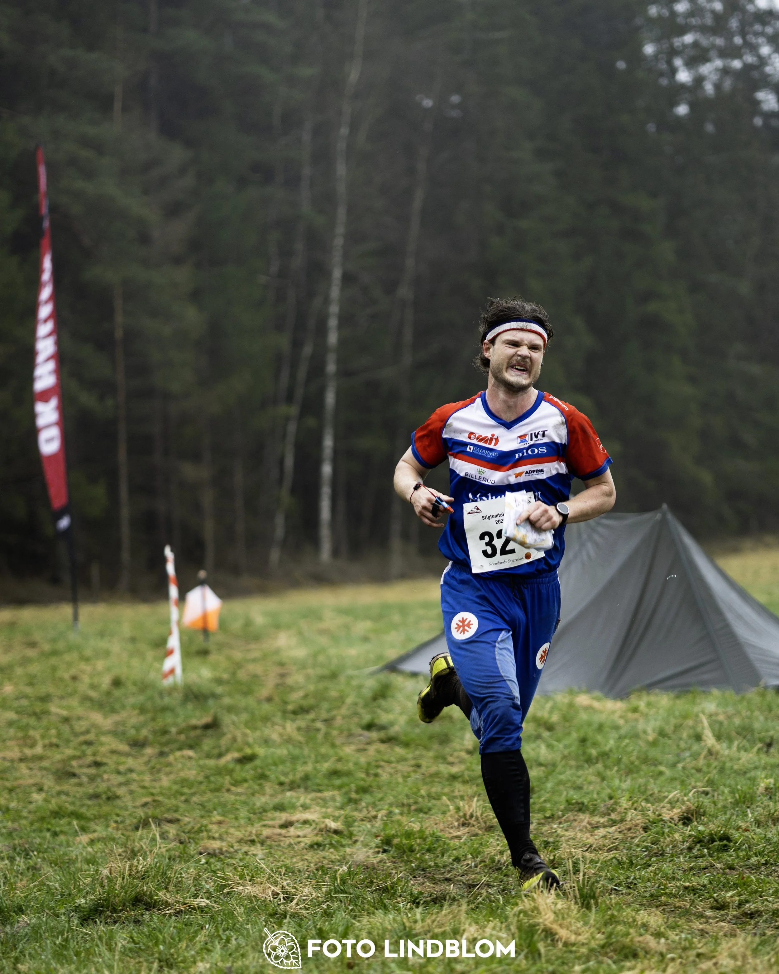 A picture from the orienteering relay competition "Stigtomtakavlen"