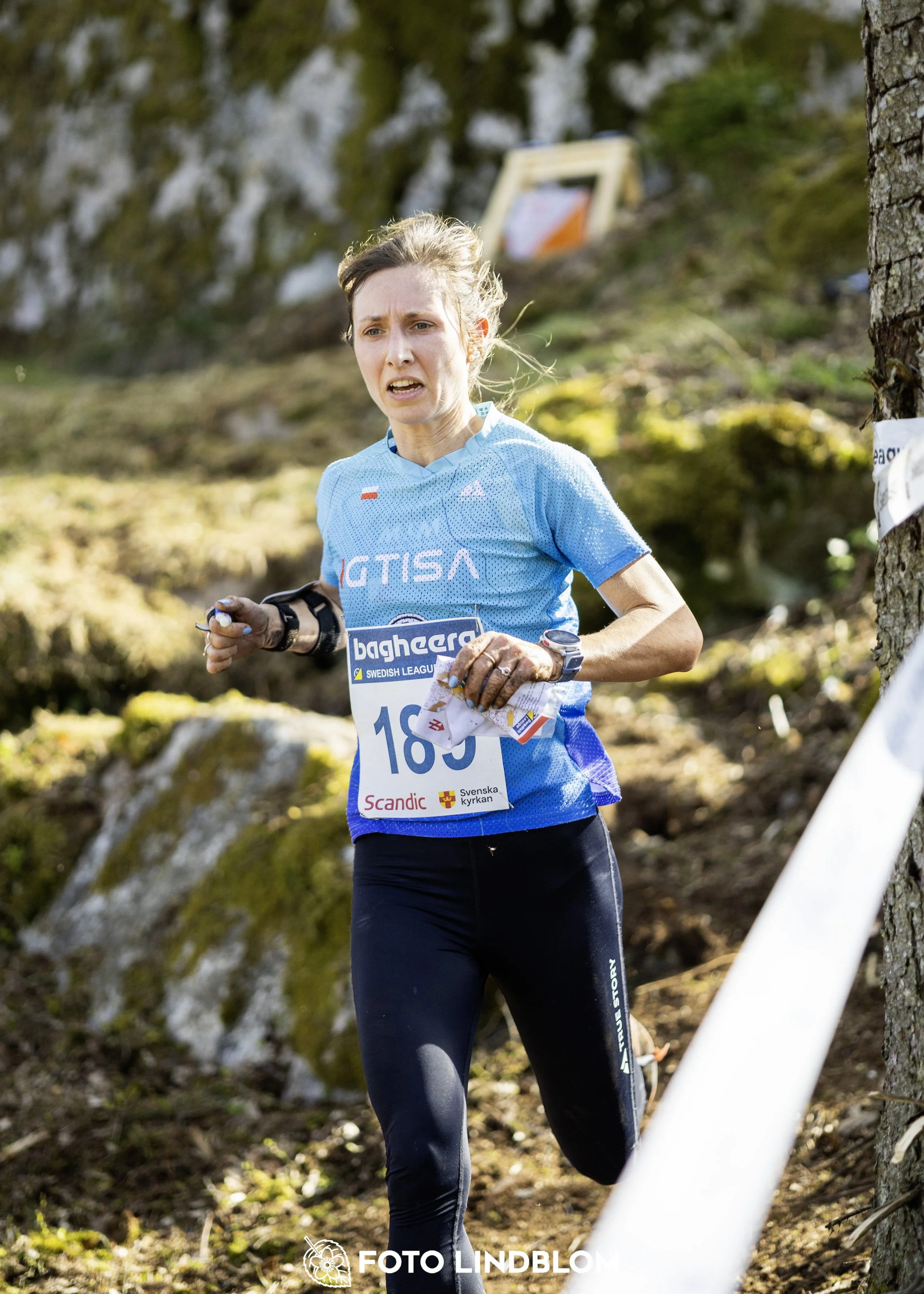 A picture from the third stage of the Swedish League orienteering competition