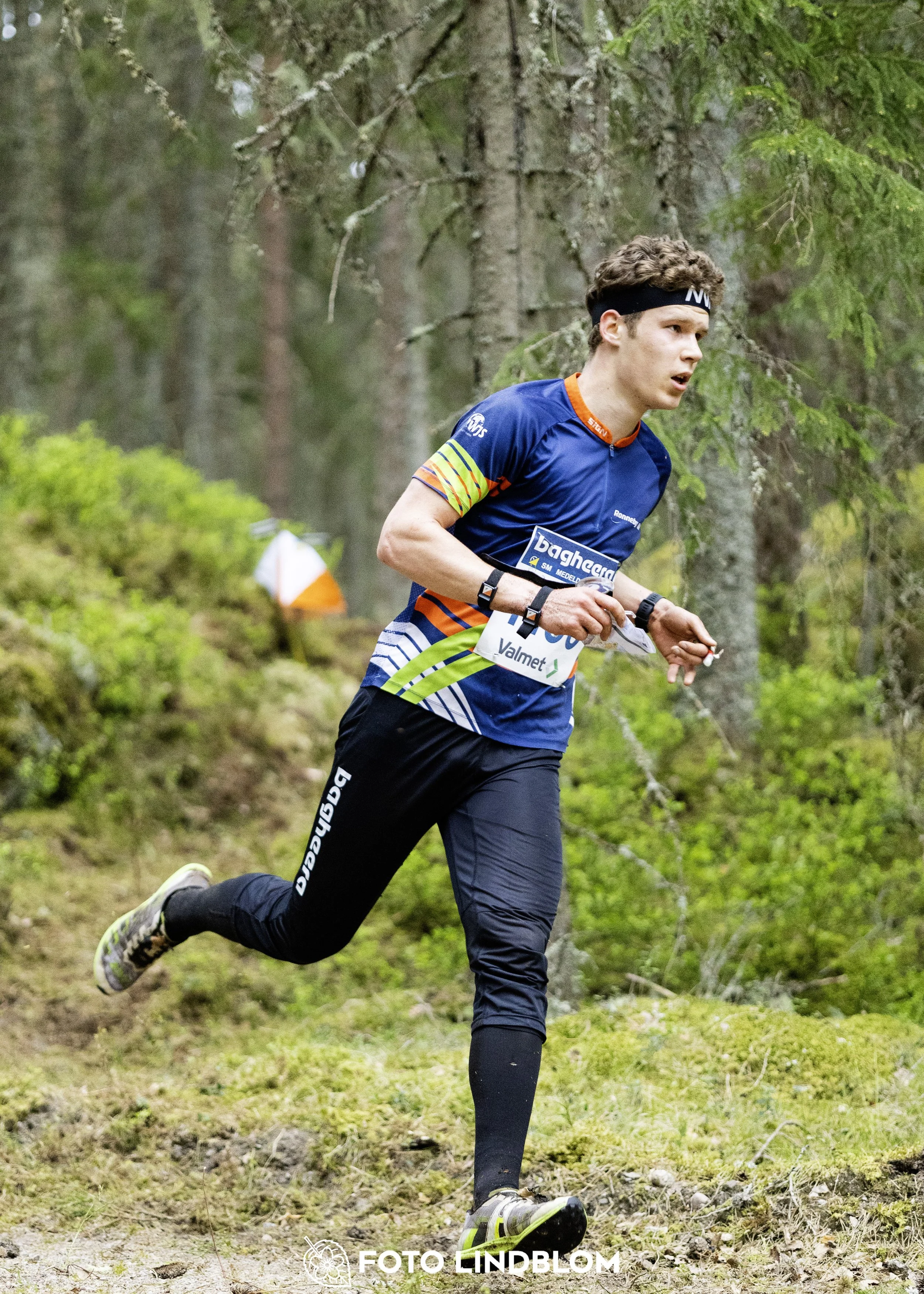 A picture from the Swedish national championship in middle distance orienteering and Swedish league race