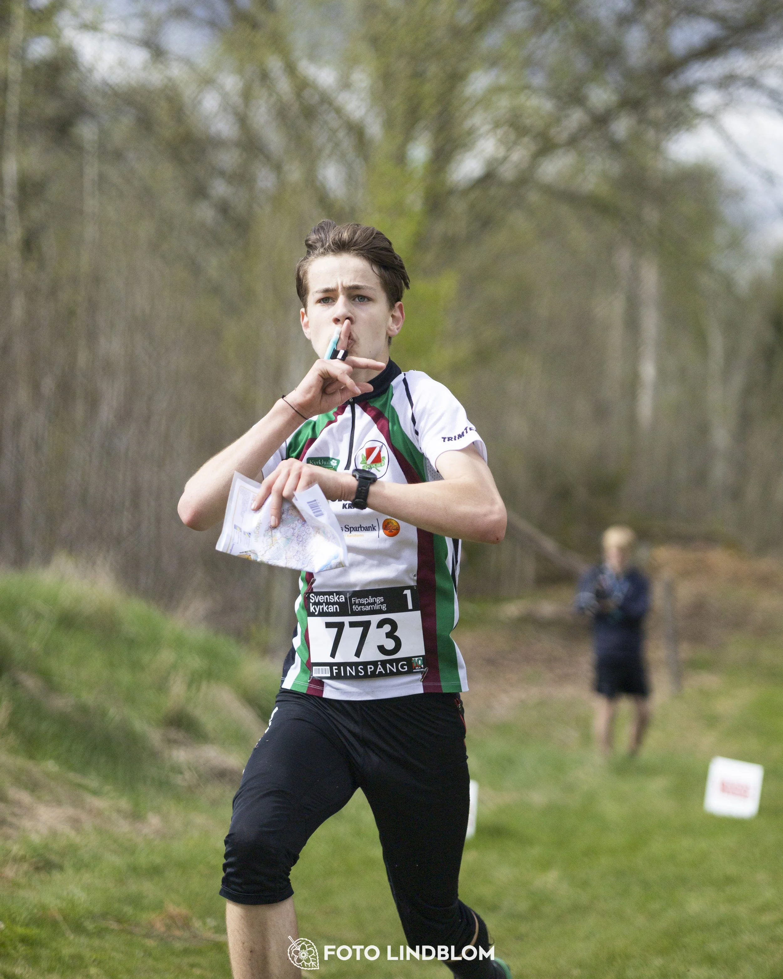 A picture from the youth relay at 10-Mila orienteering competition