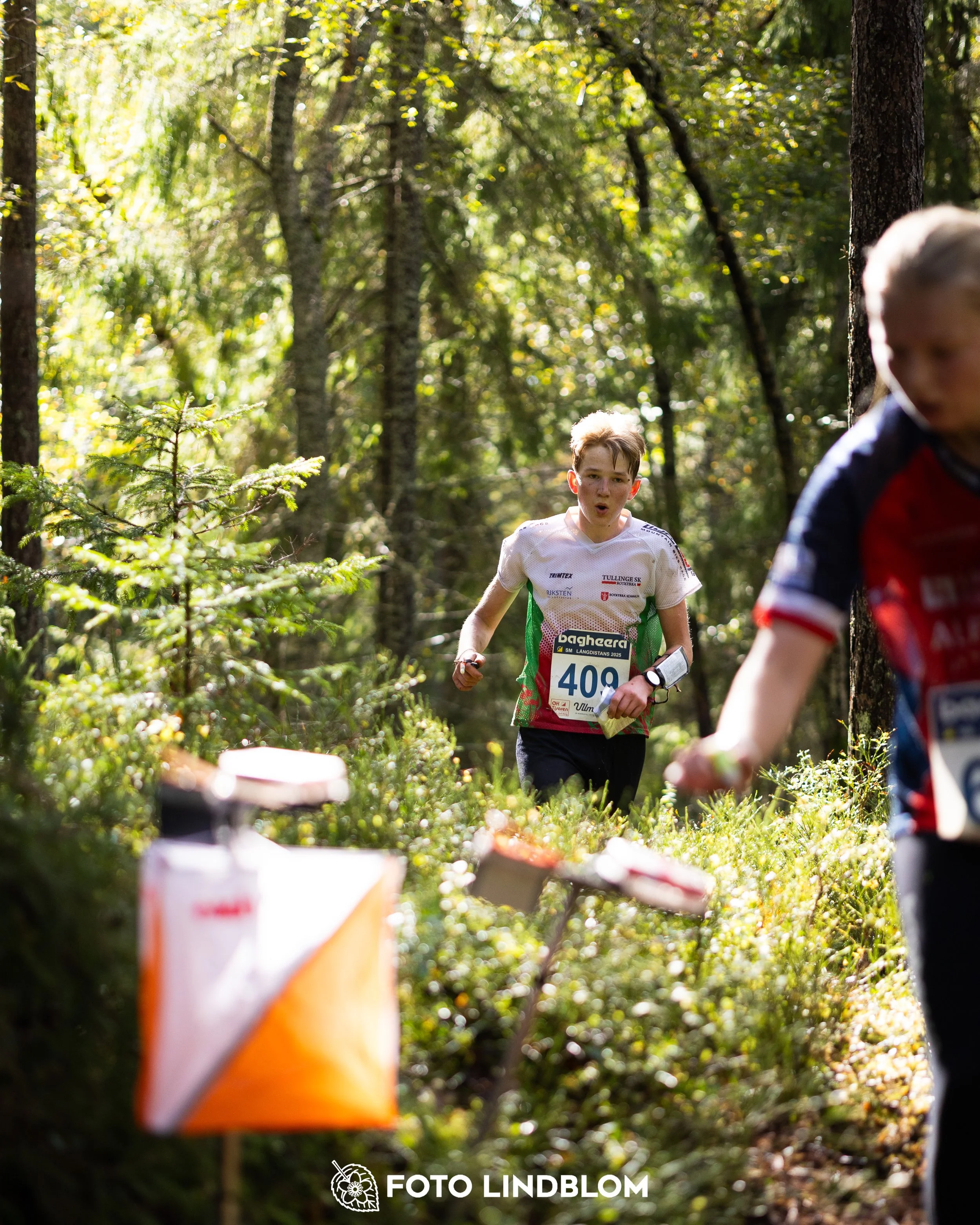 A picture from the Swedish national championship in long distance orienteering and Swedish league race taken by Foto Lindblom