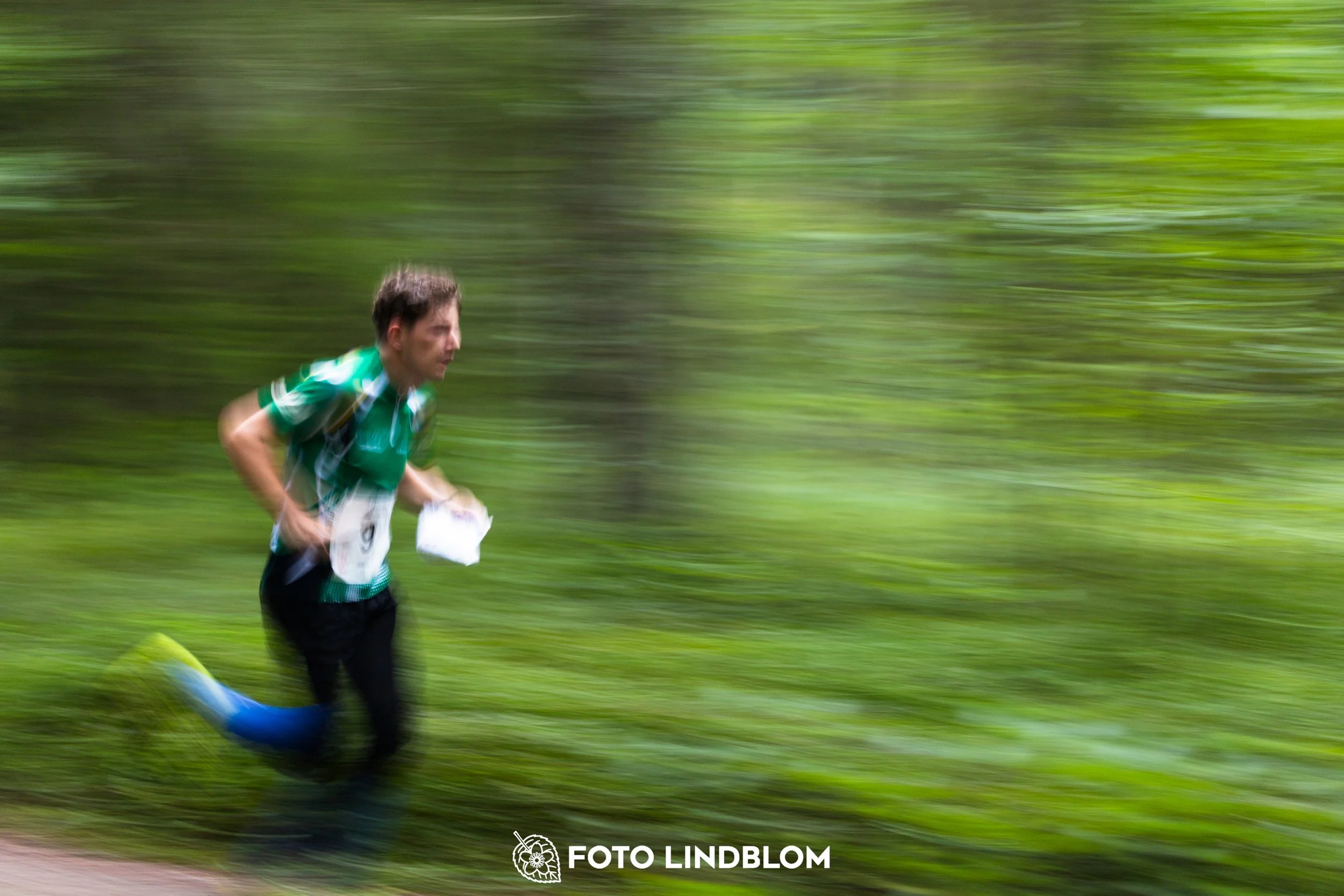 A picture from the youth 10 mila orienteering competition taken by Foto Lindblom