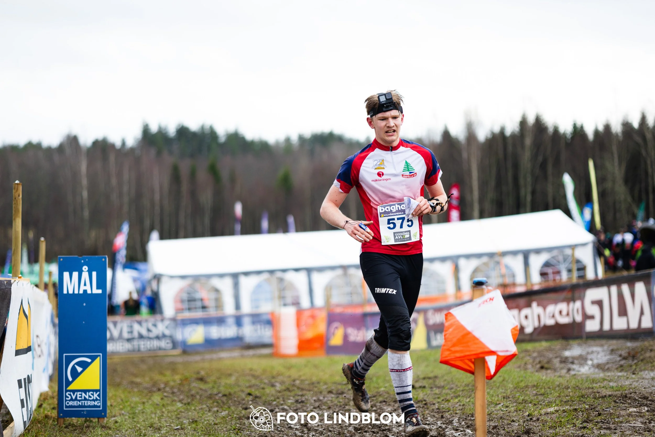 A photo from an orienteering race in Kolmården during the Swedish League spring season 2026, captured by Foto Lindblom.