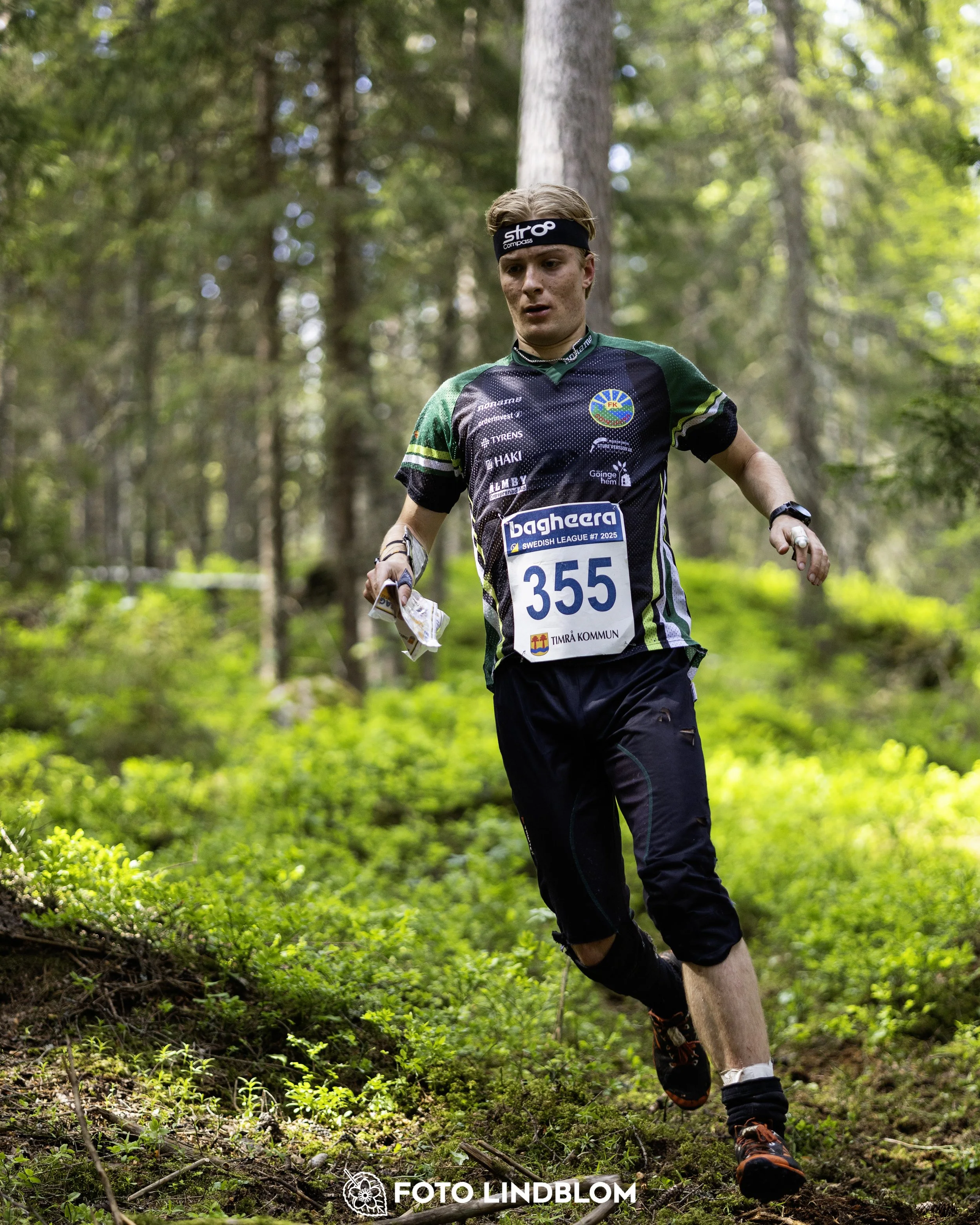 A picture from the seventh stage of the Swedish League orienteering competition