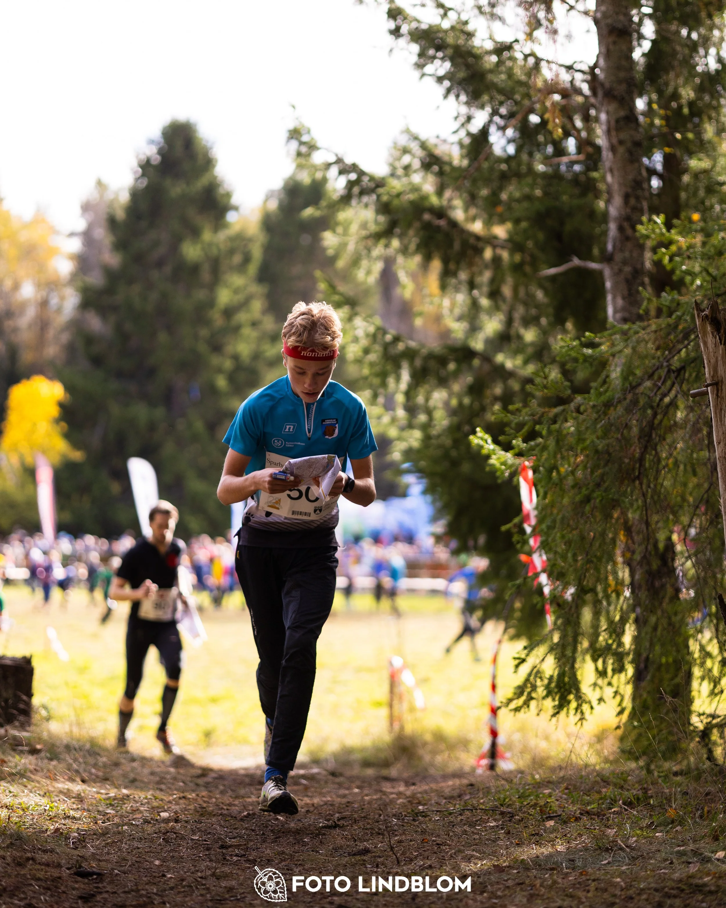 A picture from the 25-Manna orienteering event taken by Foto Lindblom