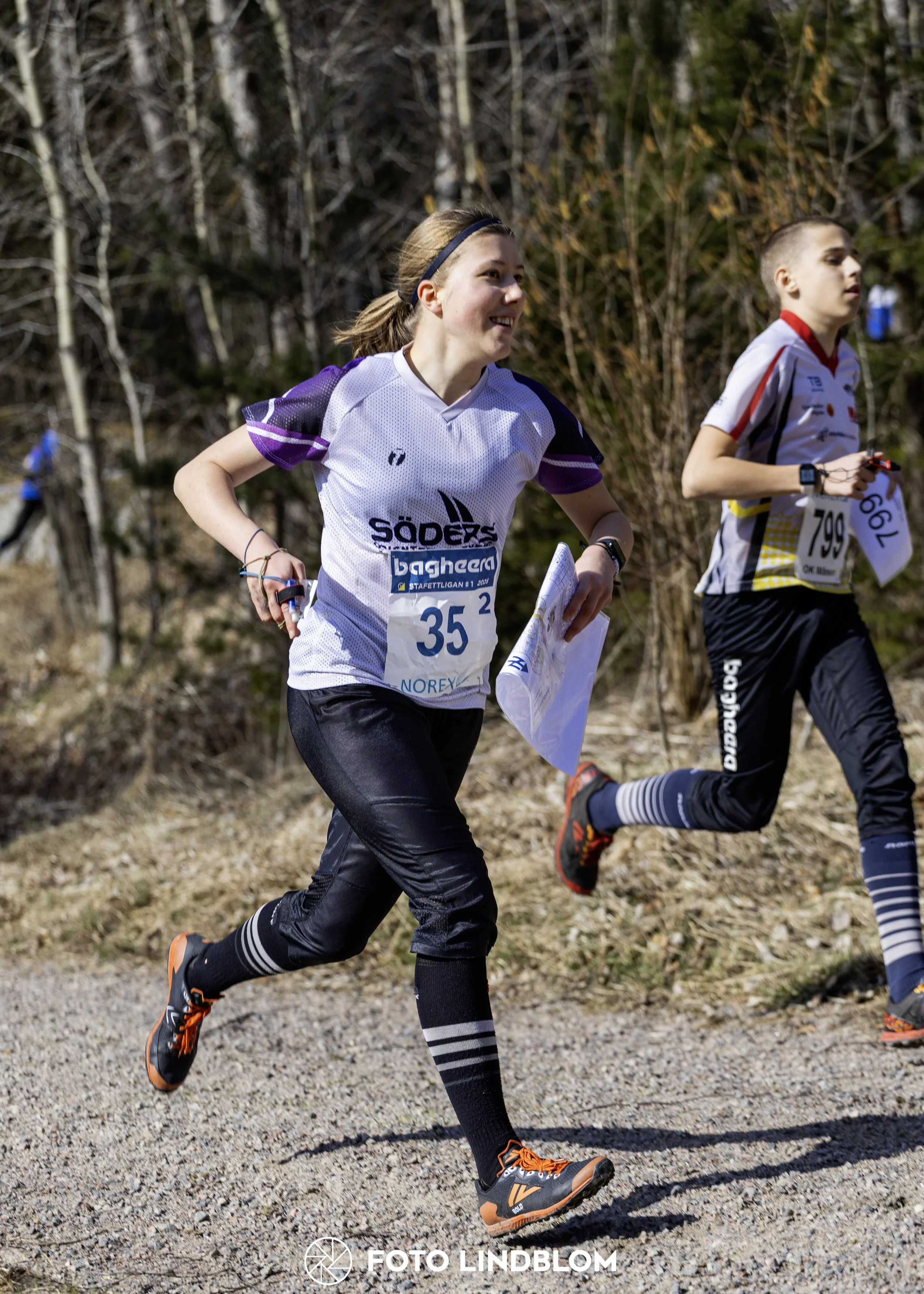 A picture from the orienteering relay competition "Måsen Staffeten"
