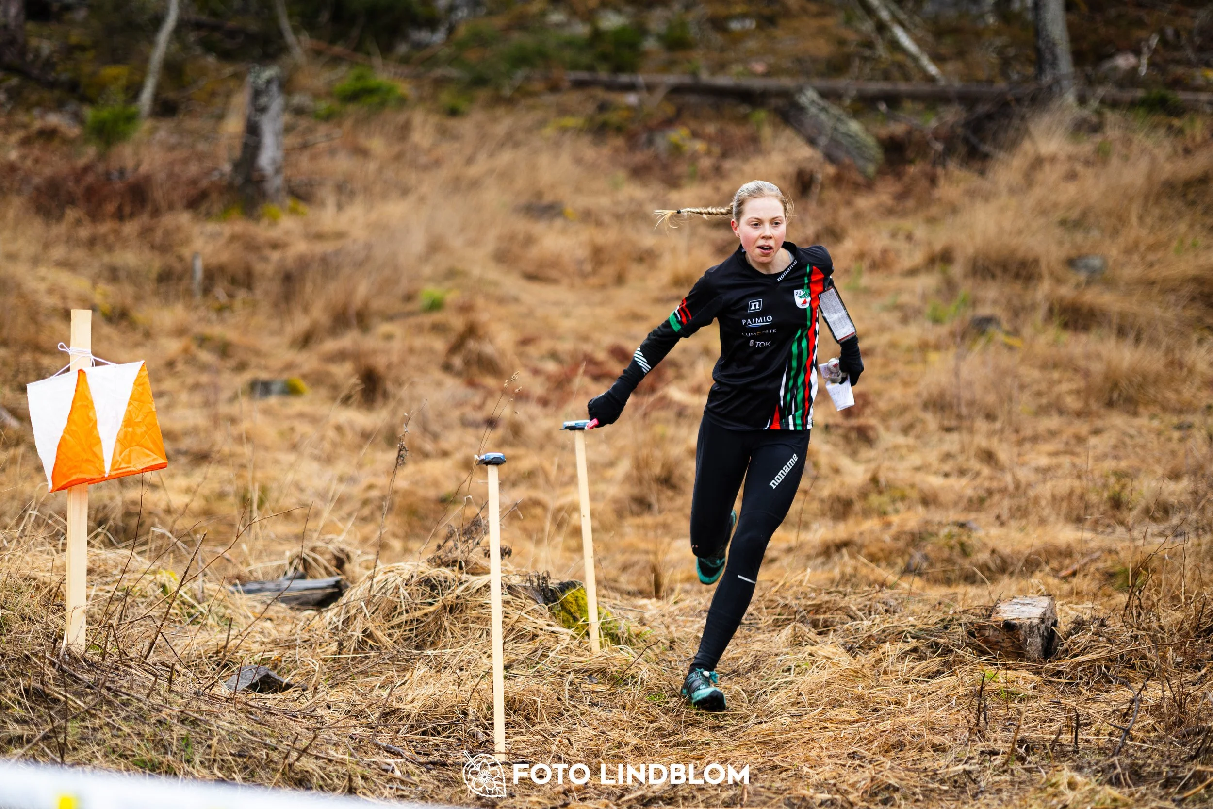 A photo from the Swedish League orienteering competition in Kolmården spring 2026, captured by Foto Lindblom.