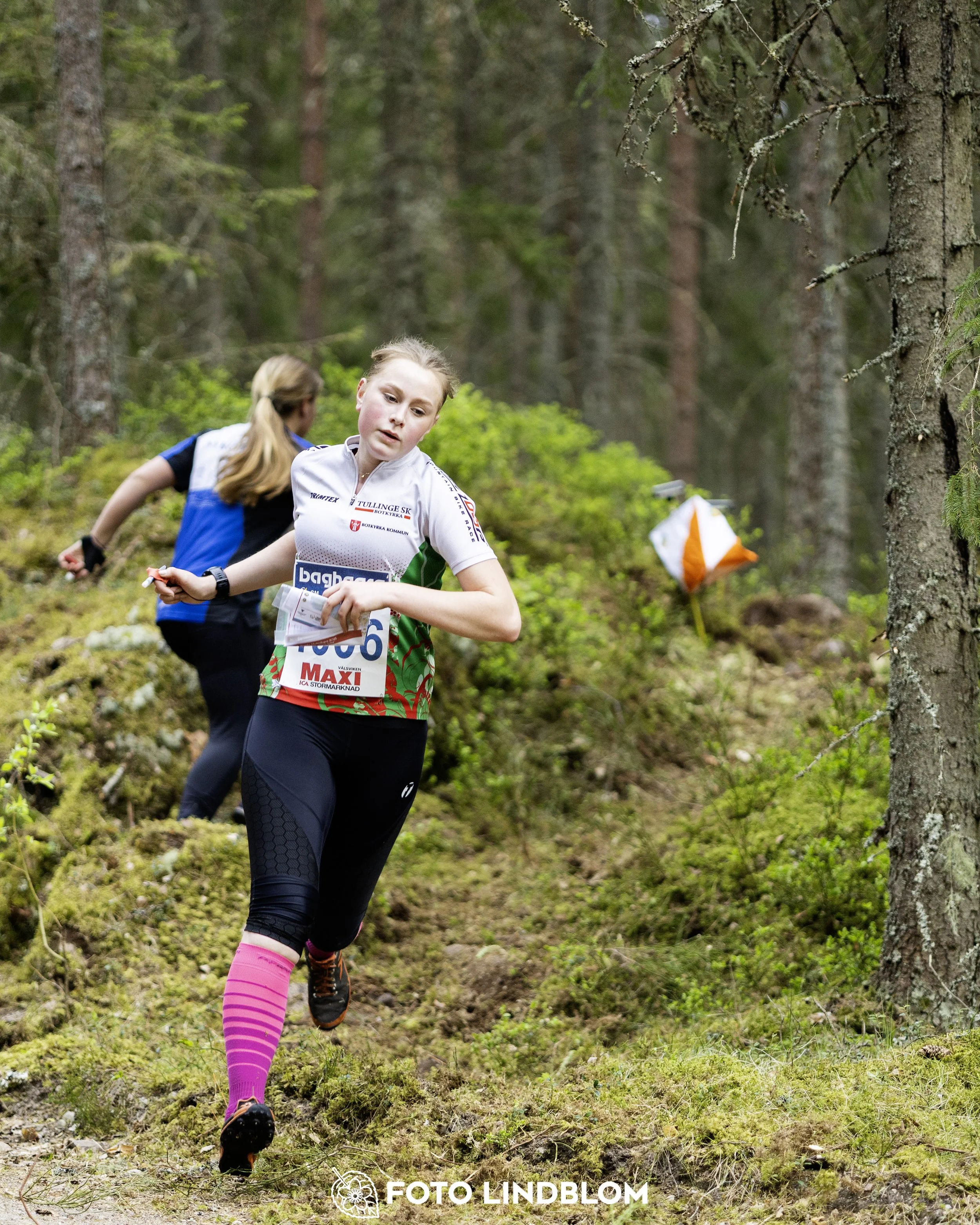A picture from the Swedish national championship in middle distance orienteering and Swedish league race