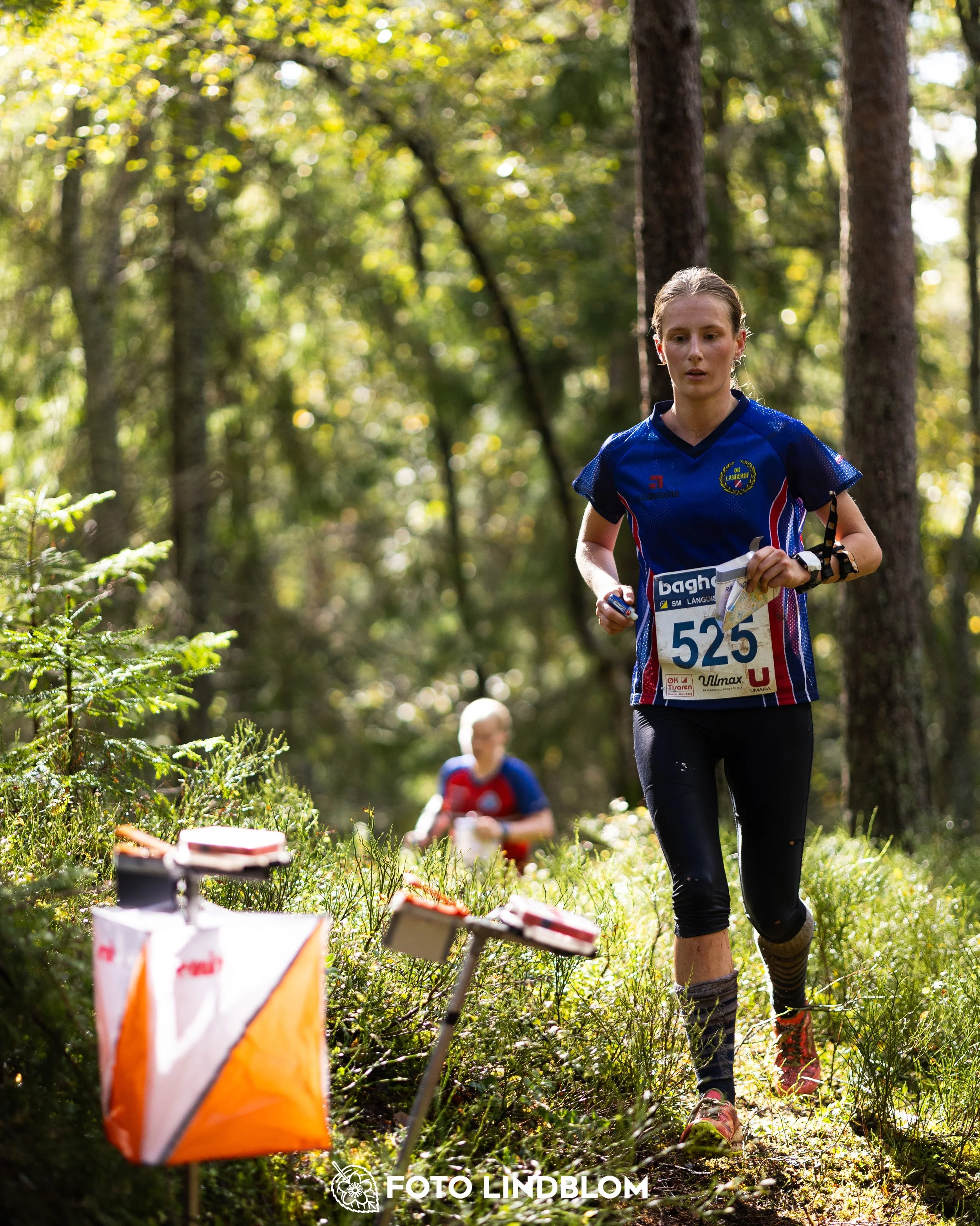 A picture from the Swedish national championship in long distance orienteering and Swedish league race taken by Foto Lindblom