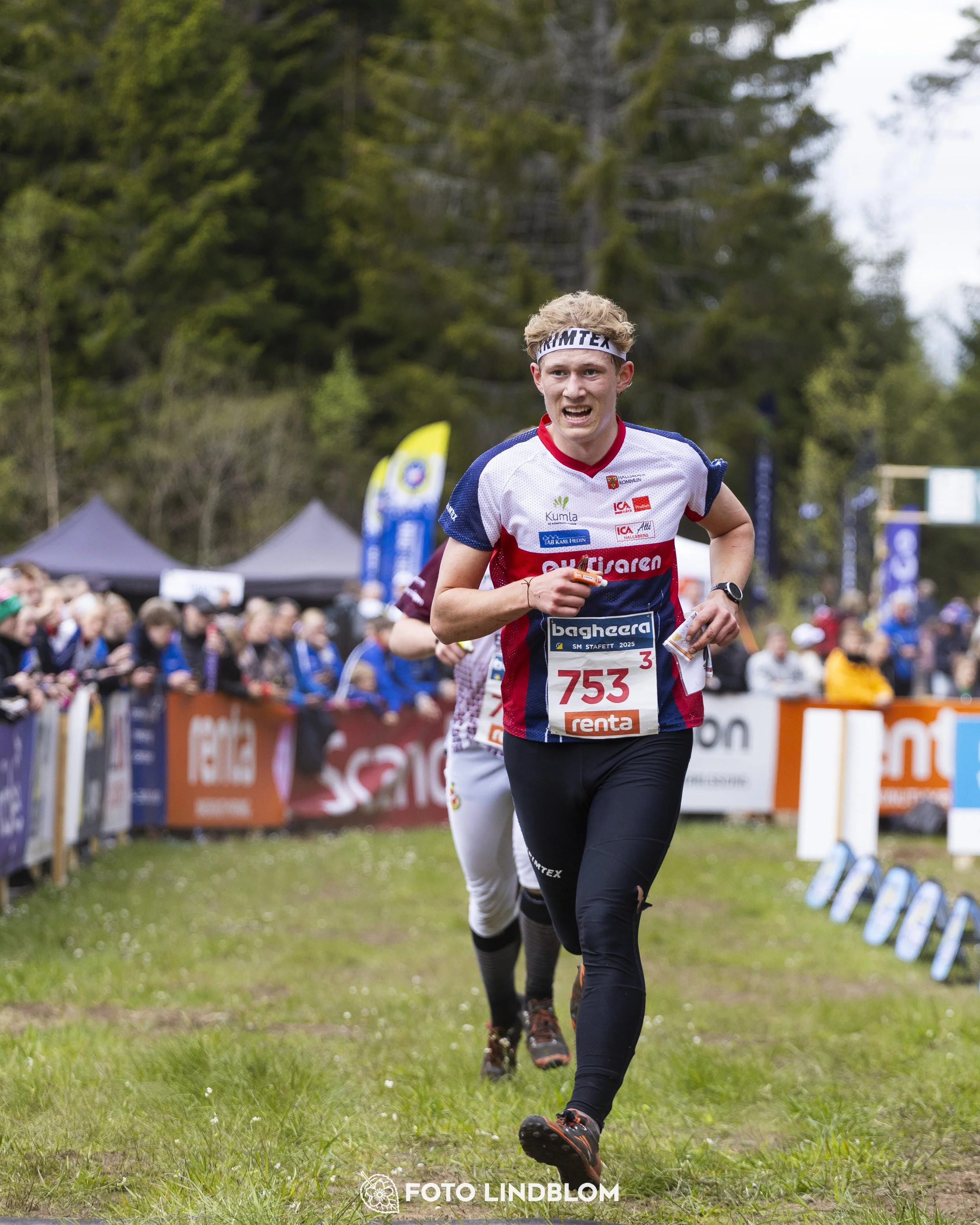 A picture from the Swedish national championship in relay orienteering