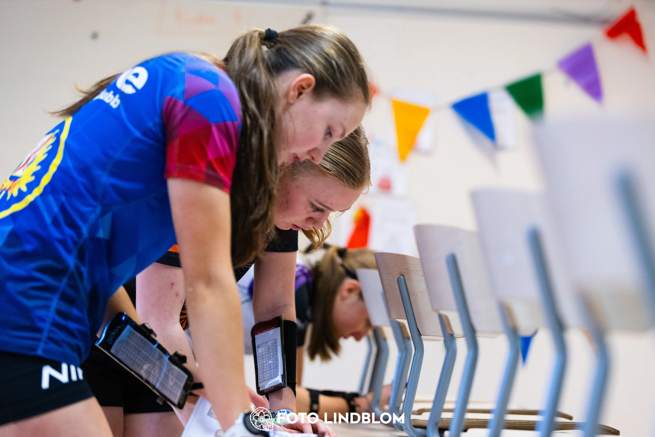 A picture from the indoor orienteering event Viken Indoor taken by Foto Lindblom