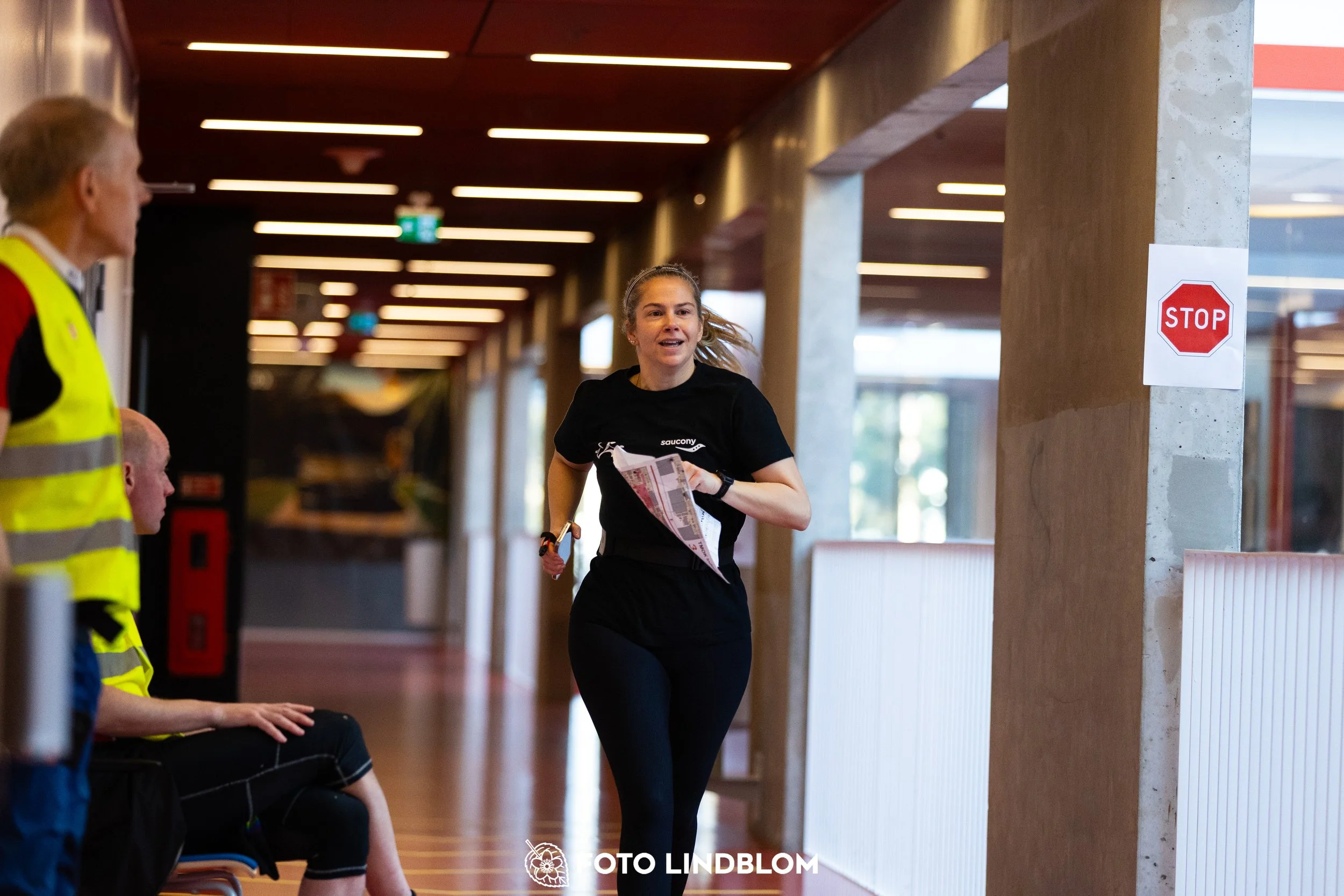 A picture from the indoor orienteering event TMOK Indoor taken by Foto Lindblom