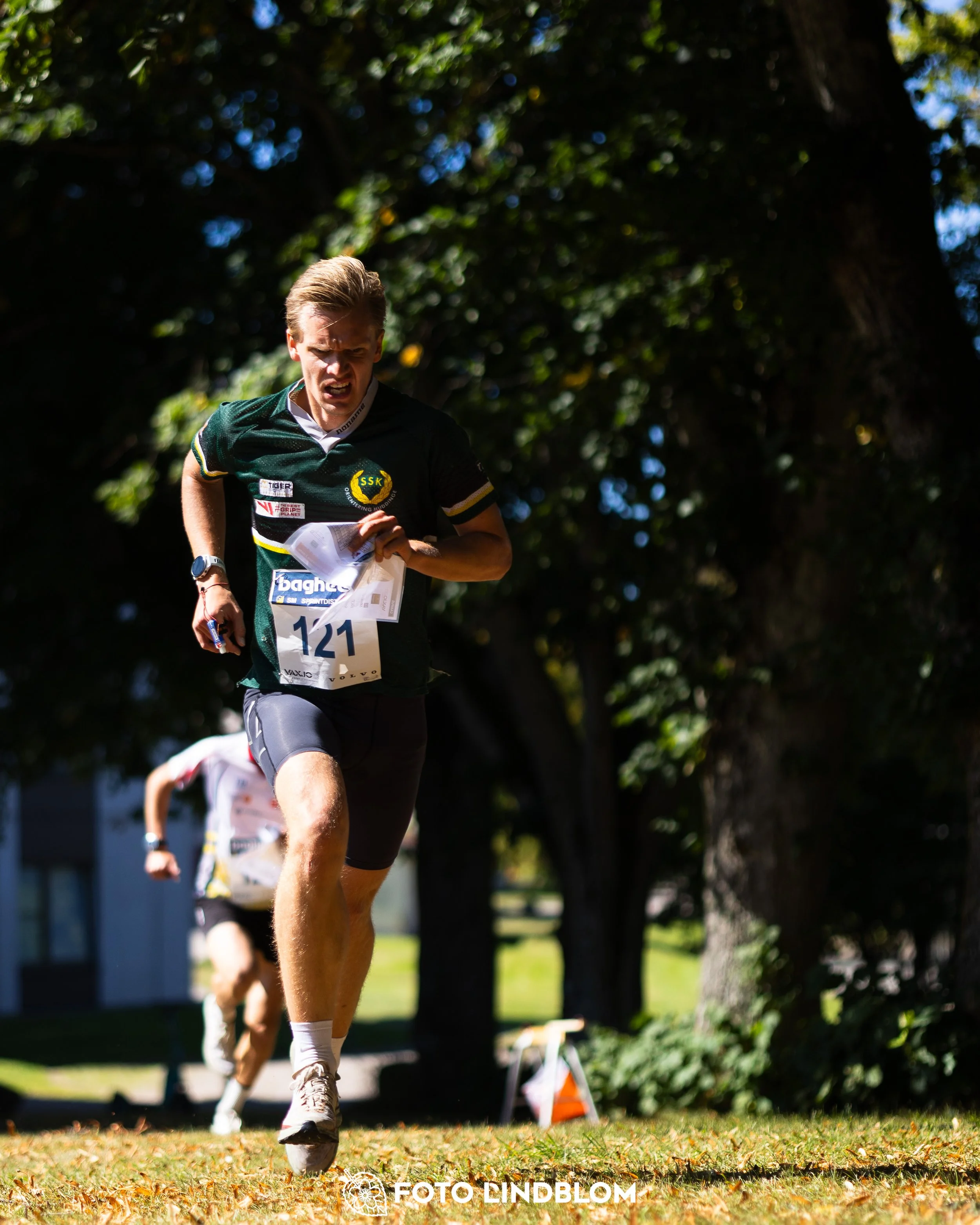 A picture from the Swedish national championship in knock out orienteering  taken by Foto Lindblom