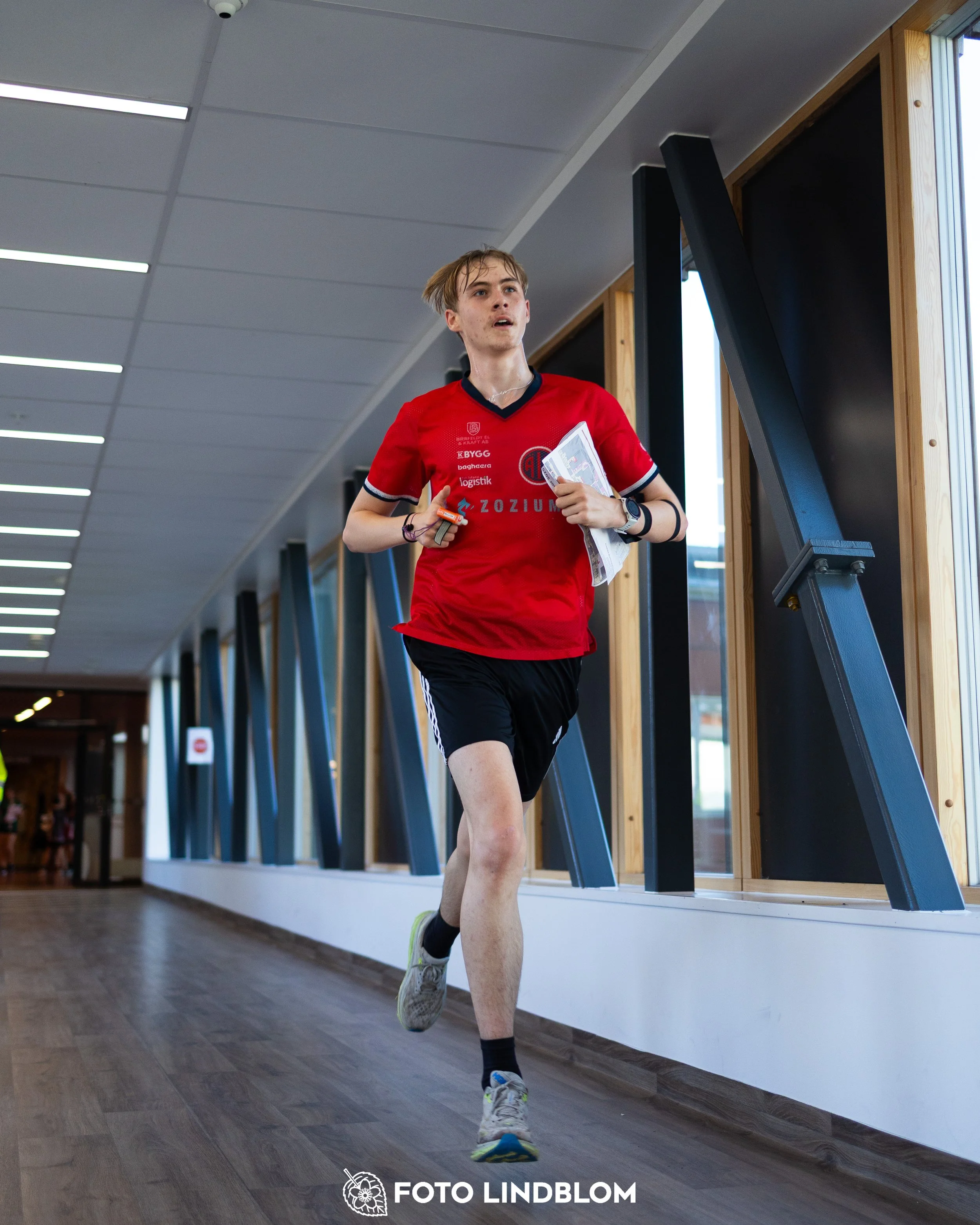 A picture from the indoor orienteering event TMOK Indoor taken by Foto Lindblom