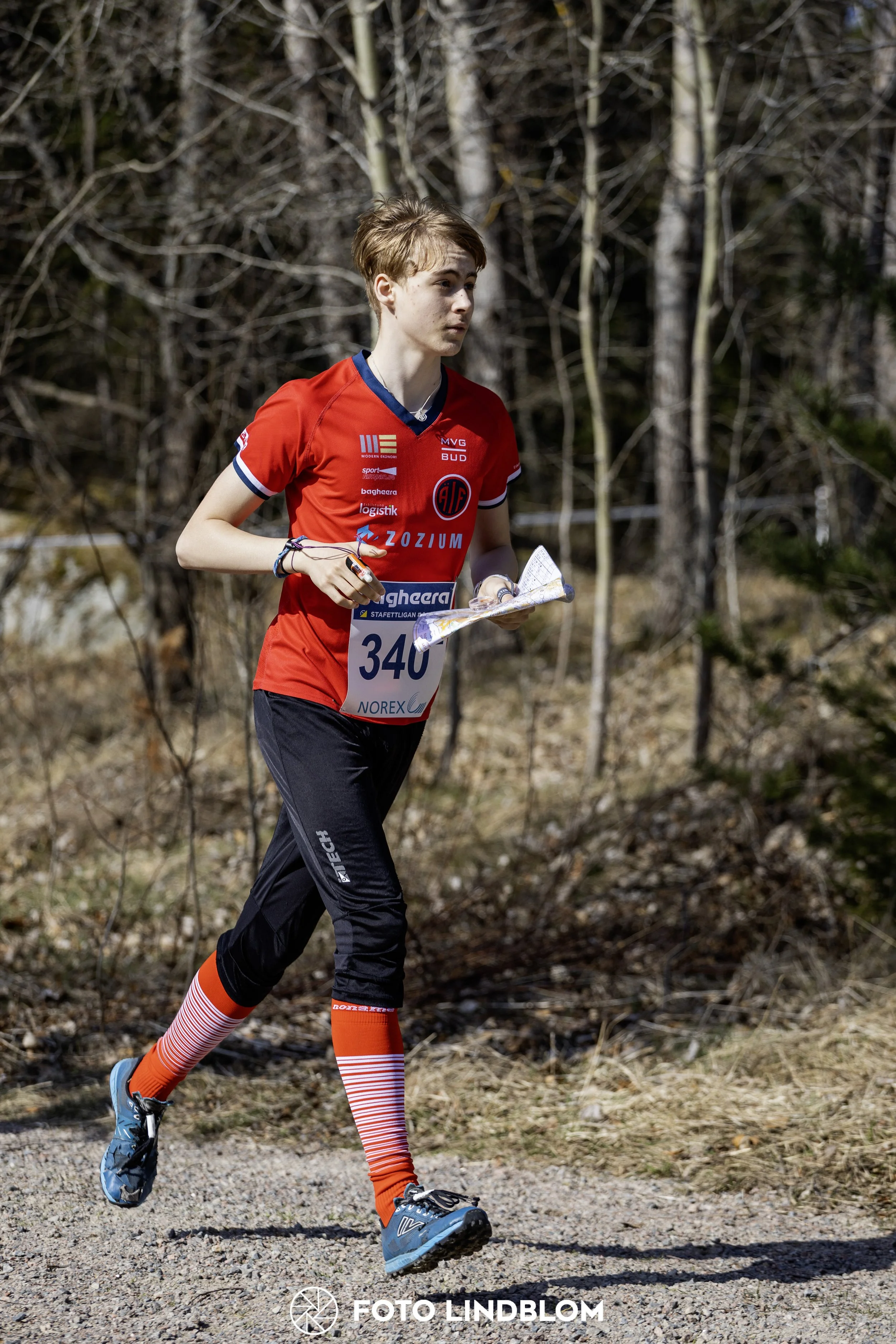A picture from the orienteering relay competition "Måsen Staffeten"