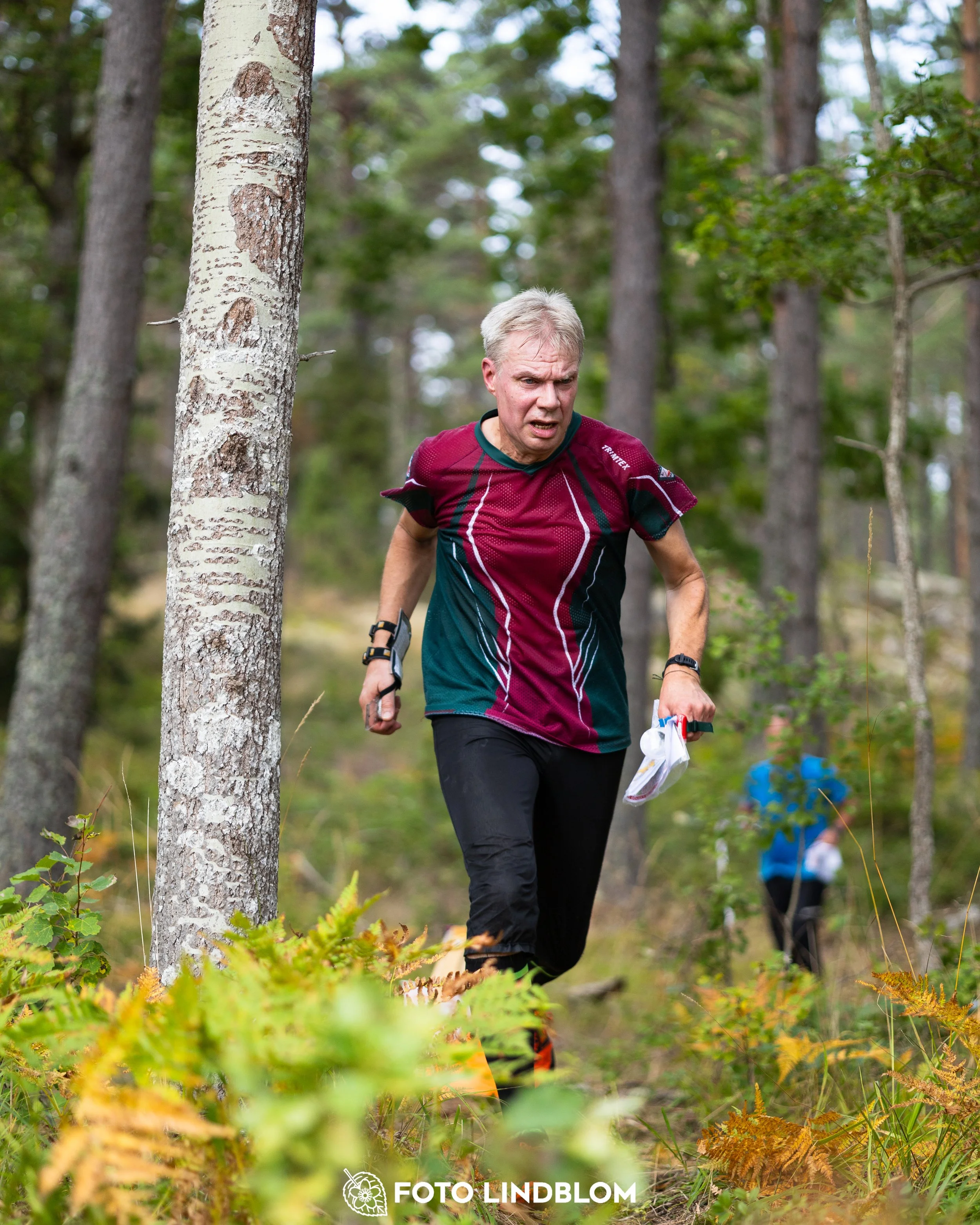 A picture from the Stockholm district championship in middle distance orienteering taken by Foto Lindblom