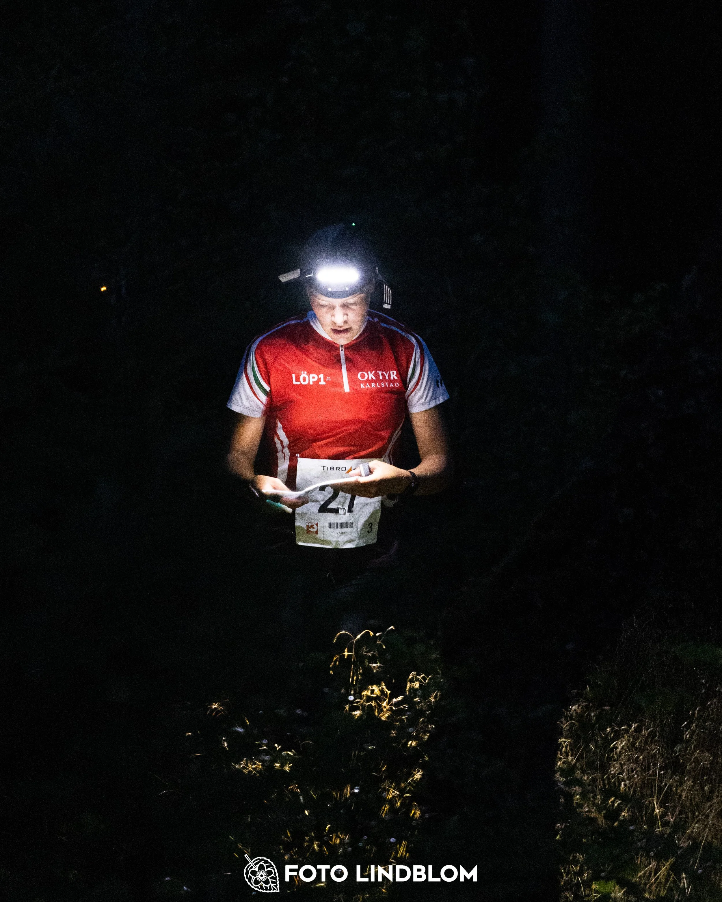A picture from the youth 10 mila orienteering competition taken by Foto Lindblom
