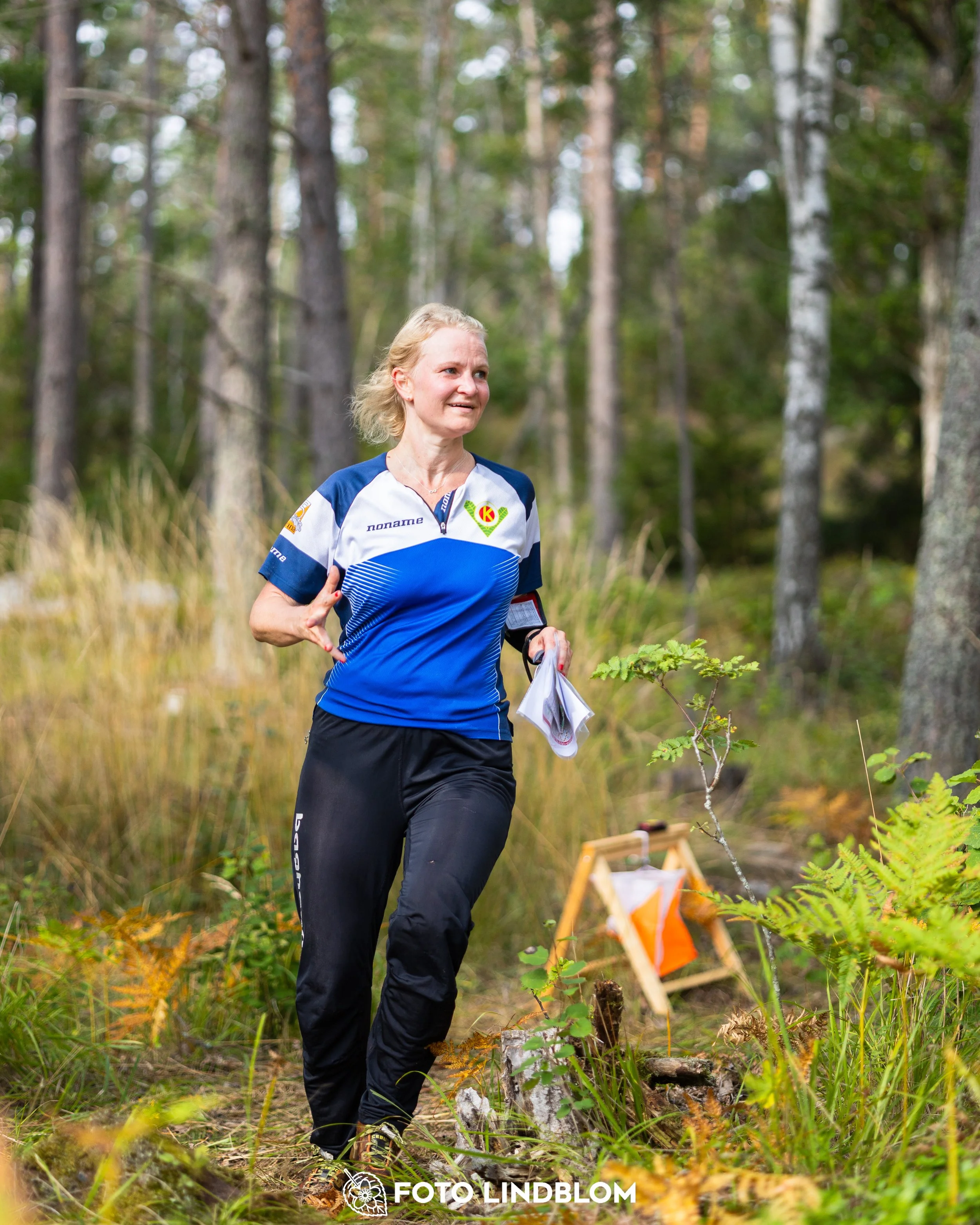 A picture from the Stockholm district championship in middle distance orienteering taken by Foto Lindblom