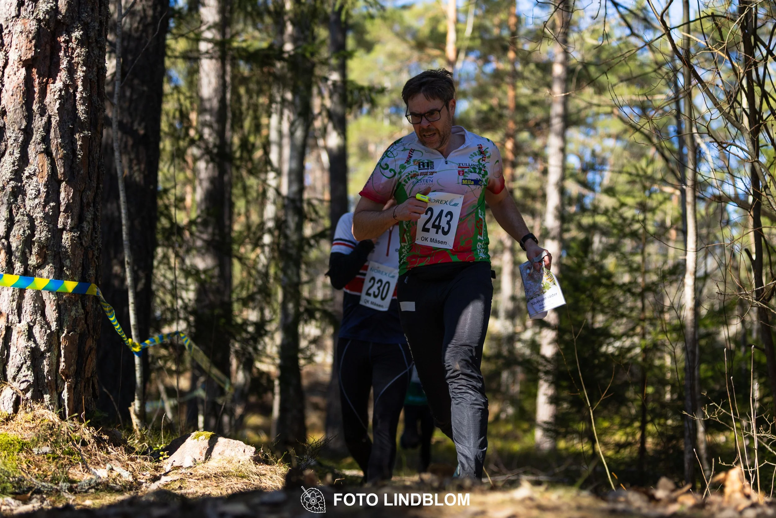 A moment from the Måsenstafetten 2026 relay event in Sweden, photographed by Foto Lindblom.