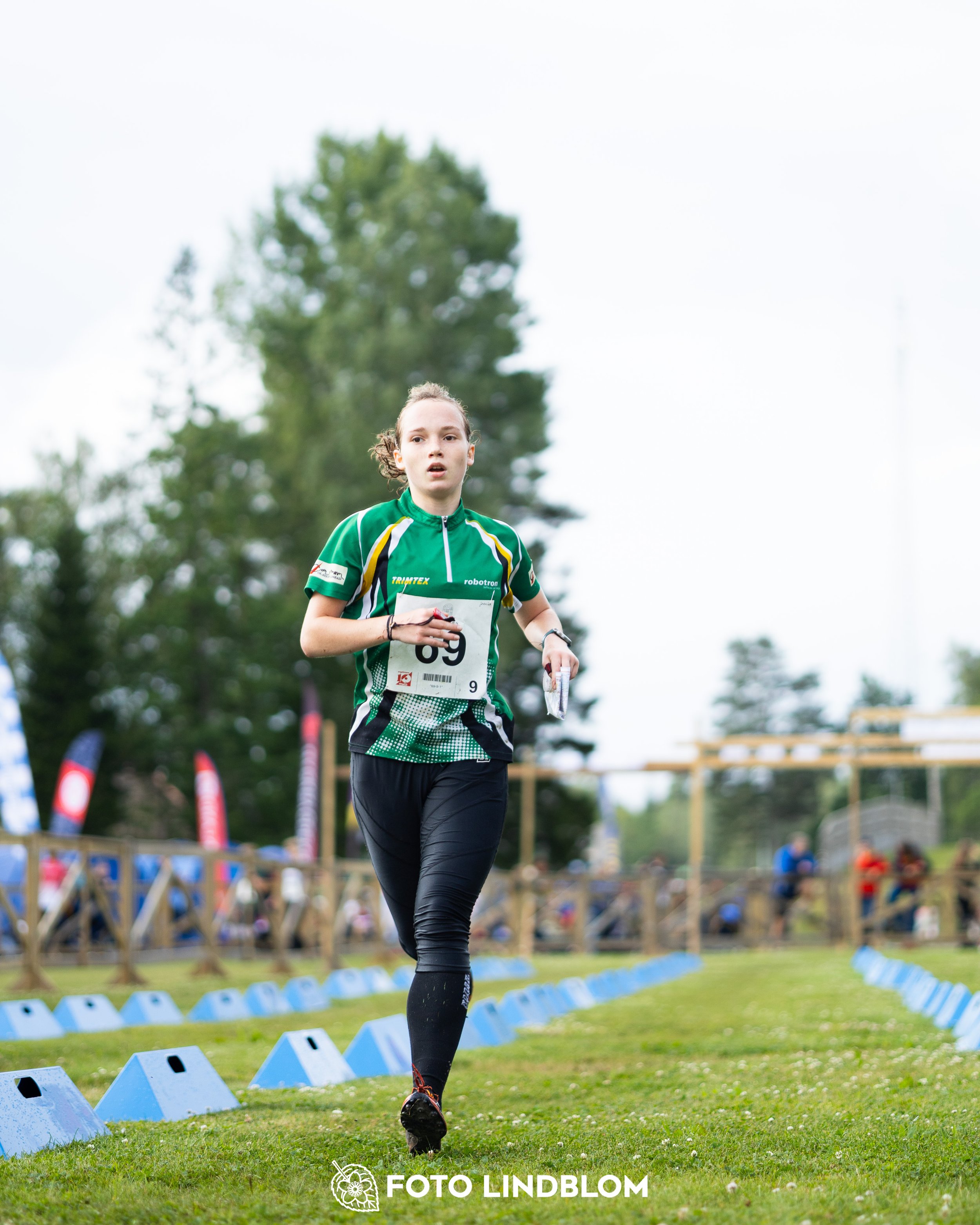 A picture from the youth 10 mila orienteering competition taken by Foto Lindblom