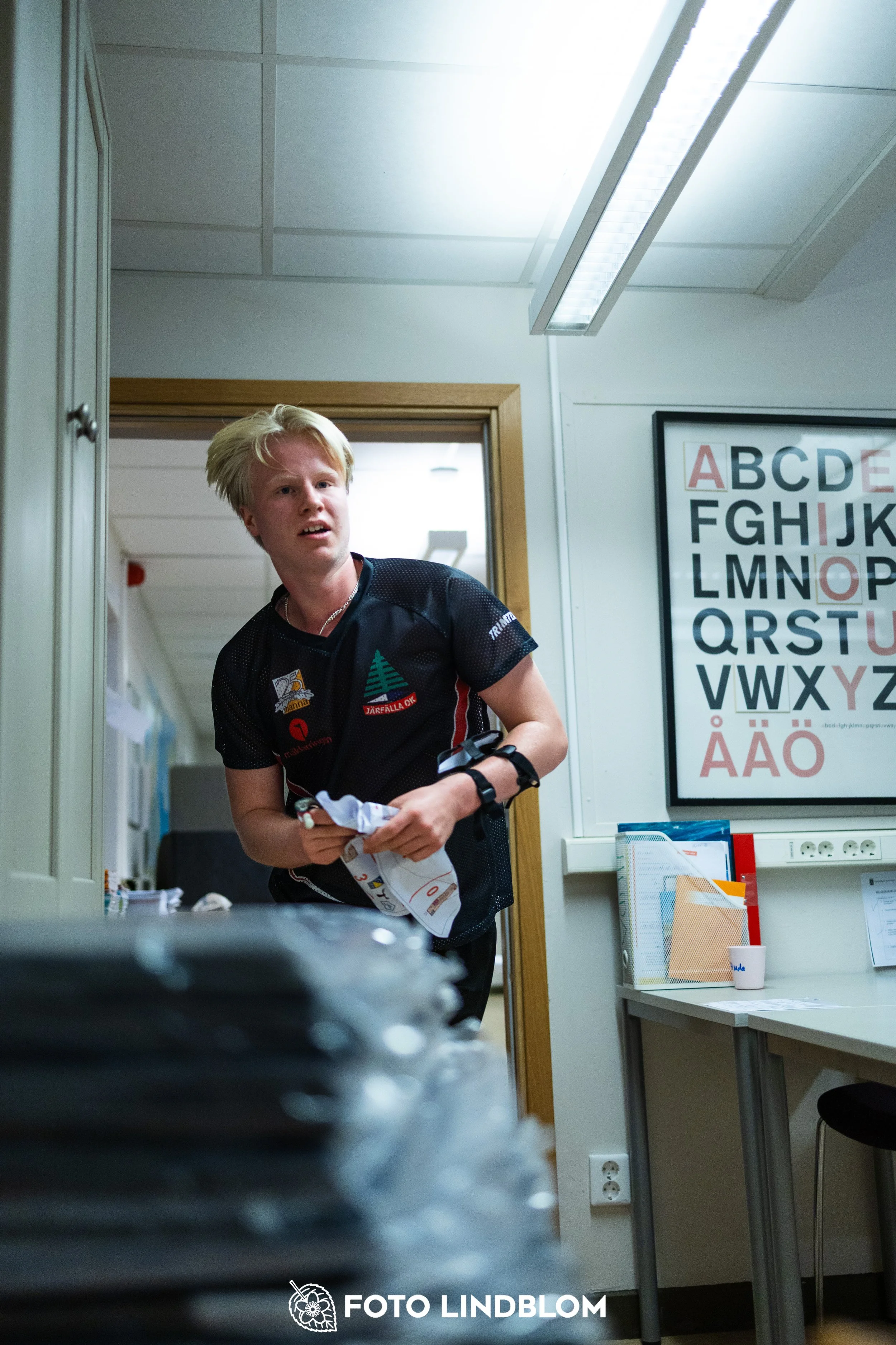 A picture from the indoor orienteering event Viken Indoor taken by Foto Lindblom