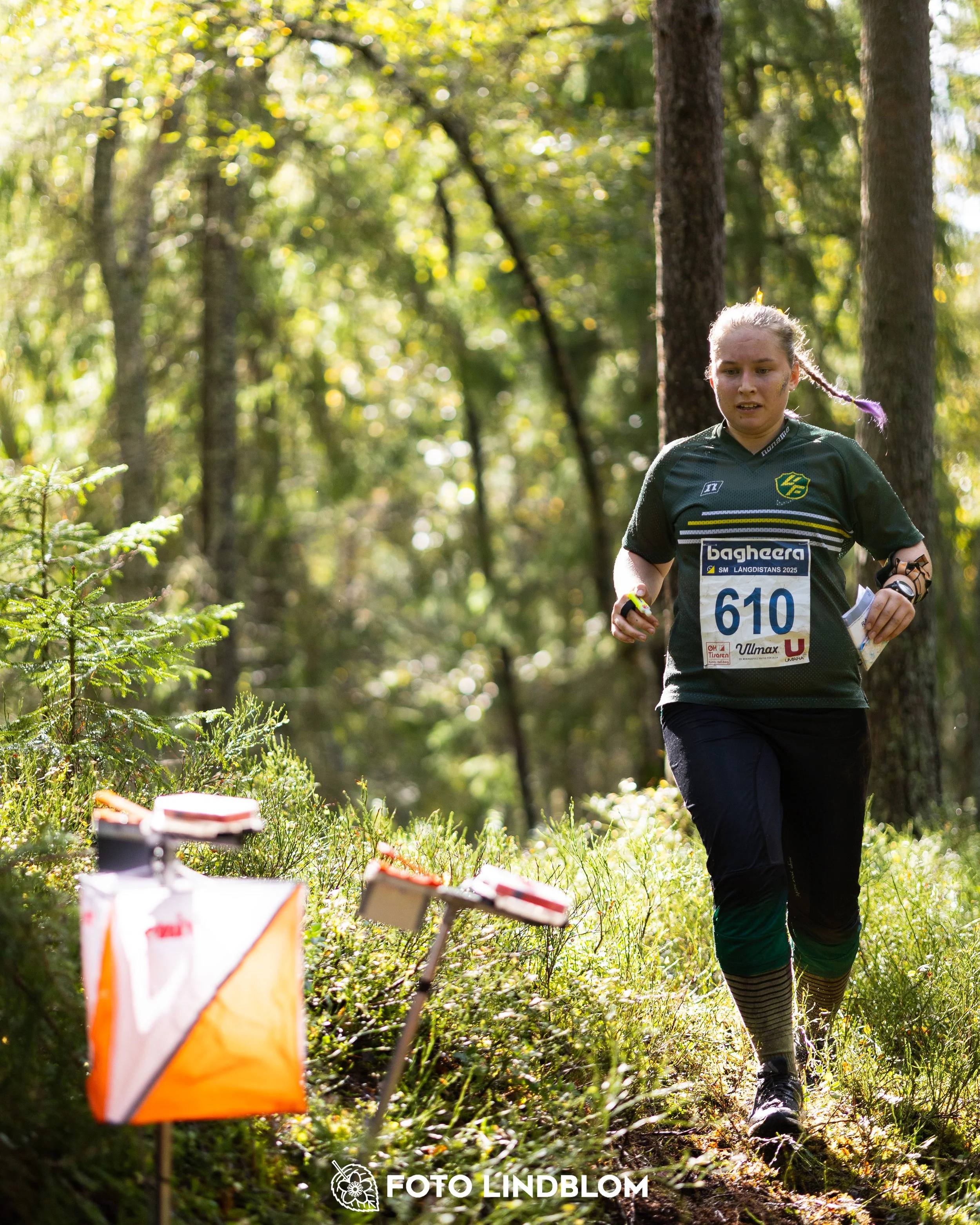 A picture from the Swedish national championship in long distance orienteering and Swedish league race taken by Foto Lindblom