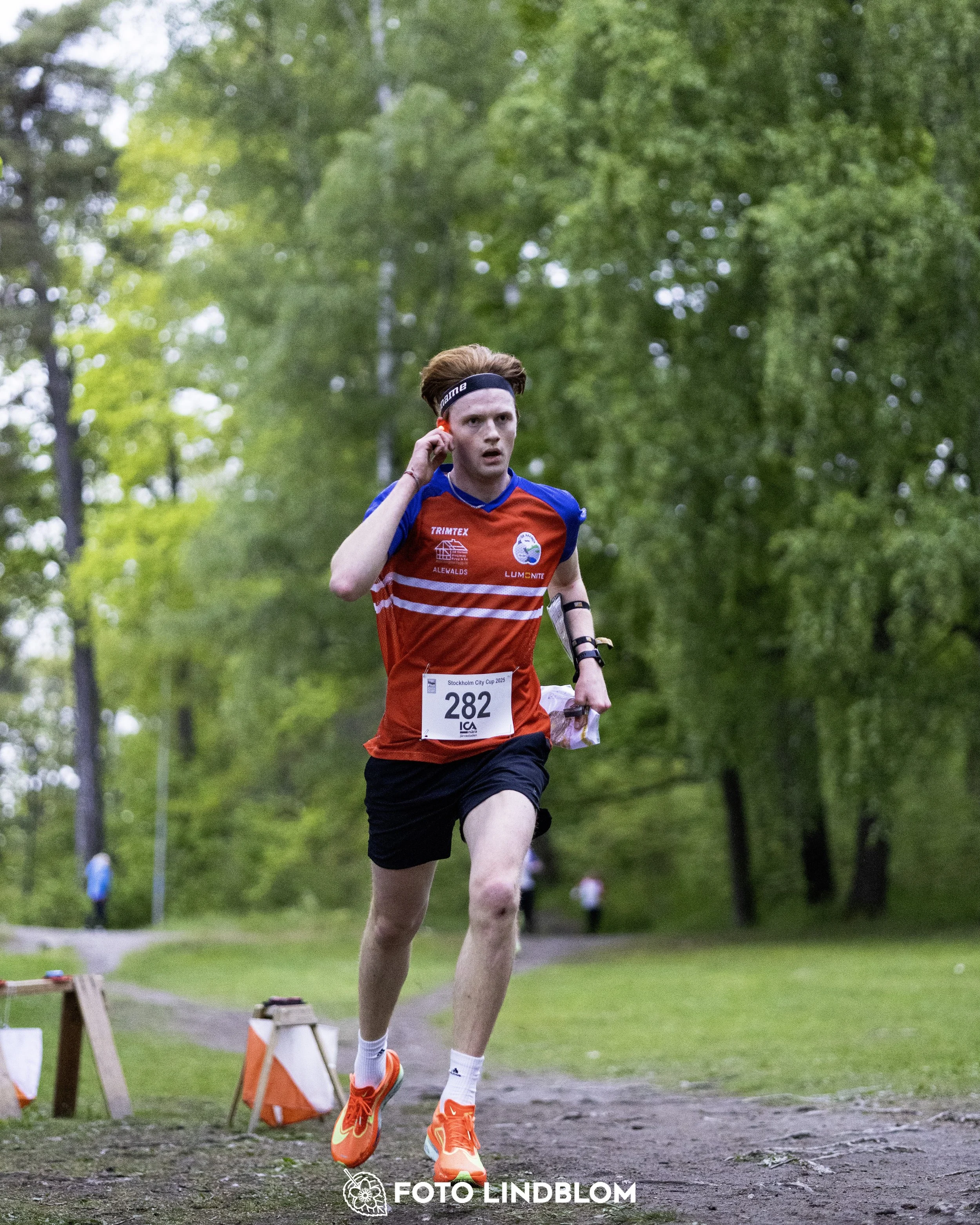 A picture from the secund stage of the Stockholm City Cup sprint orienteering competition