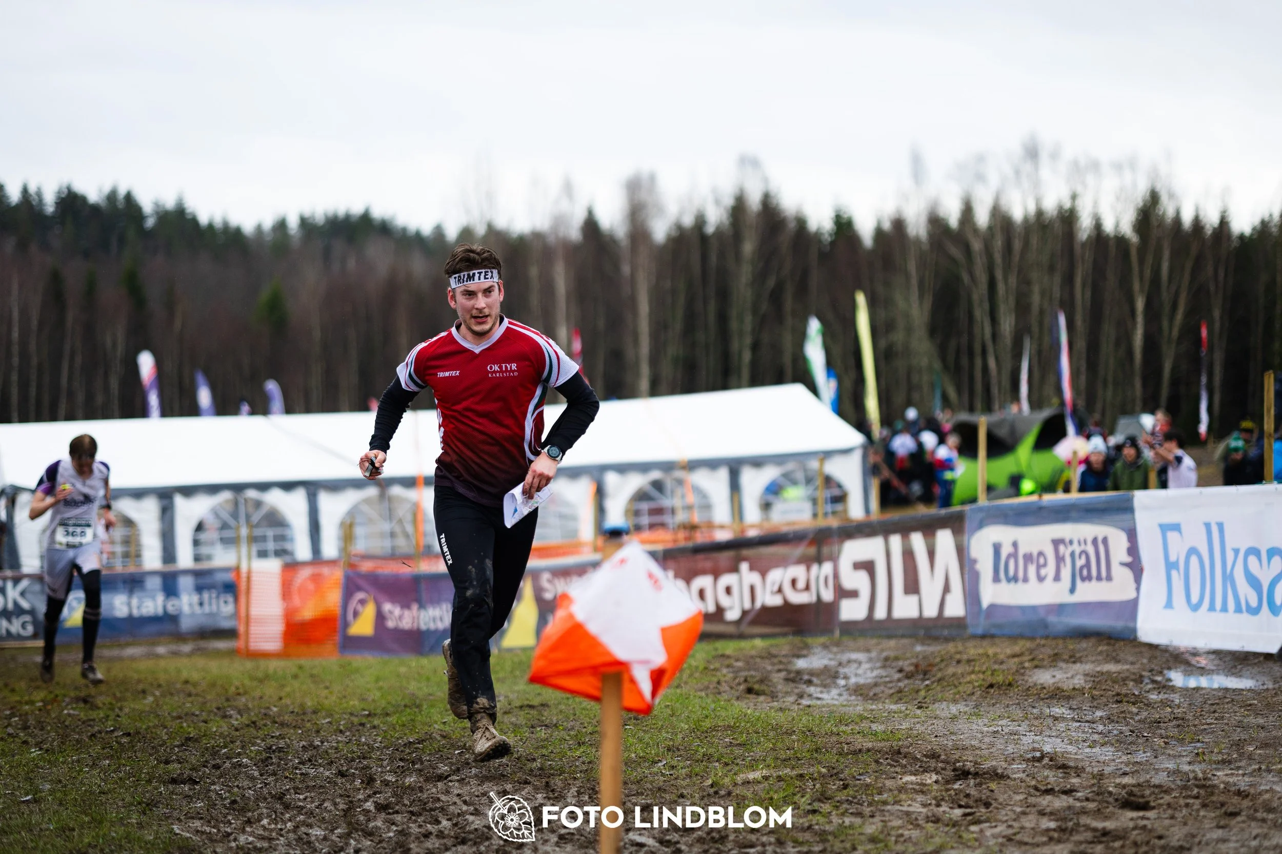 A photo from an orienteering race in Kolmården during the Swedish League spring season 2026, captured by Foto Lindblom.