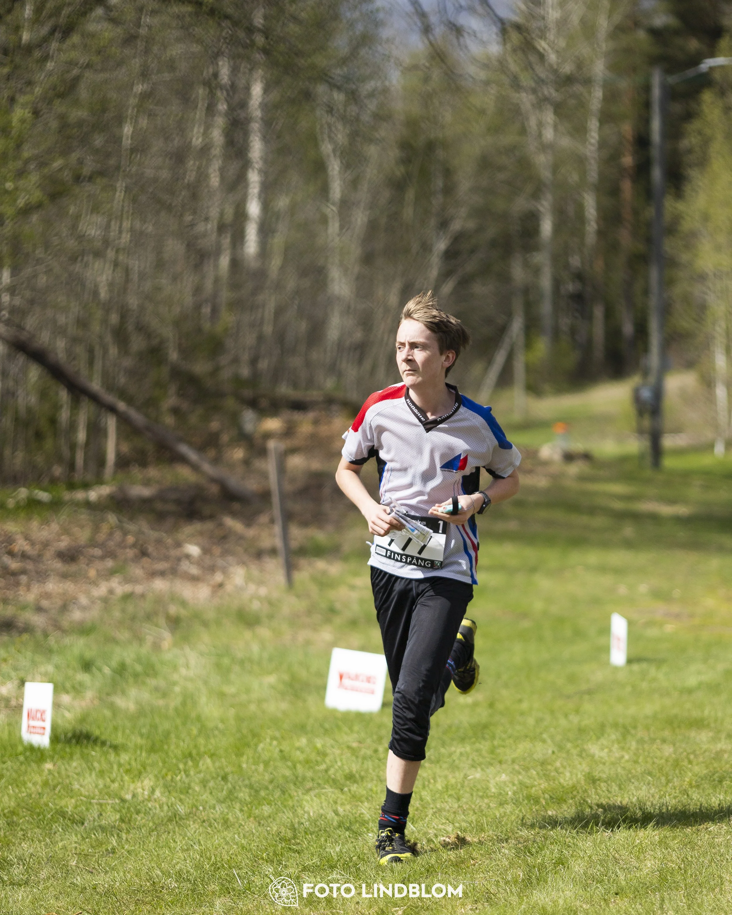 A picture from the youth relay at 10-Mila orienteering competition