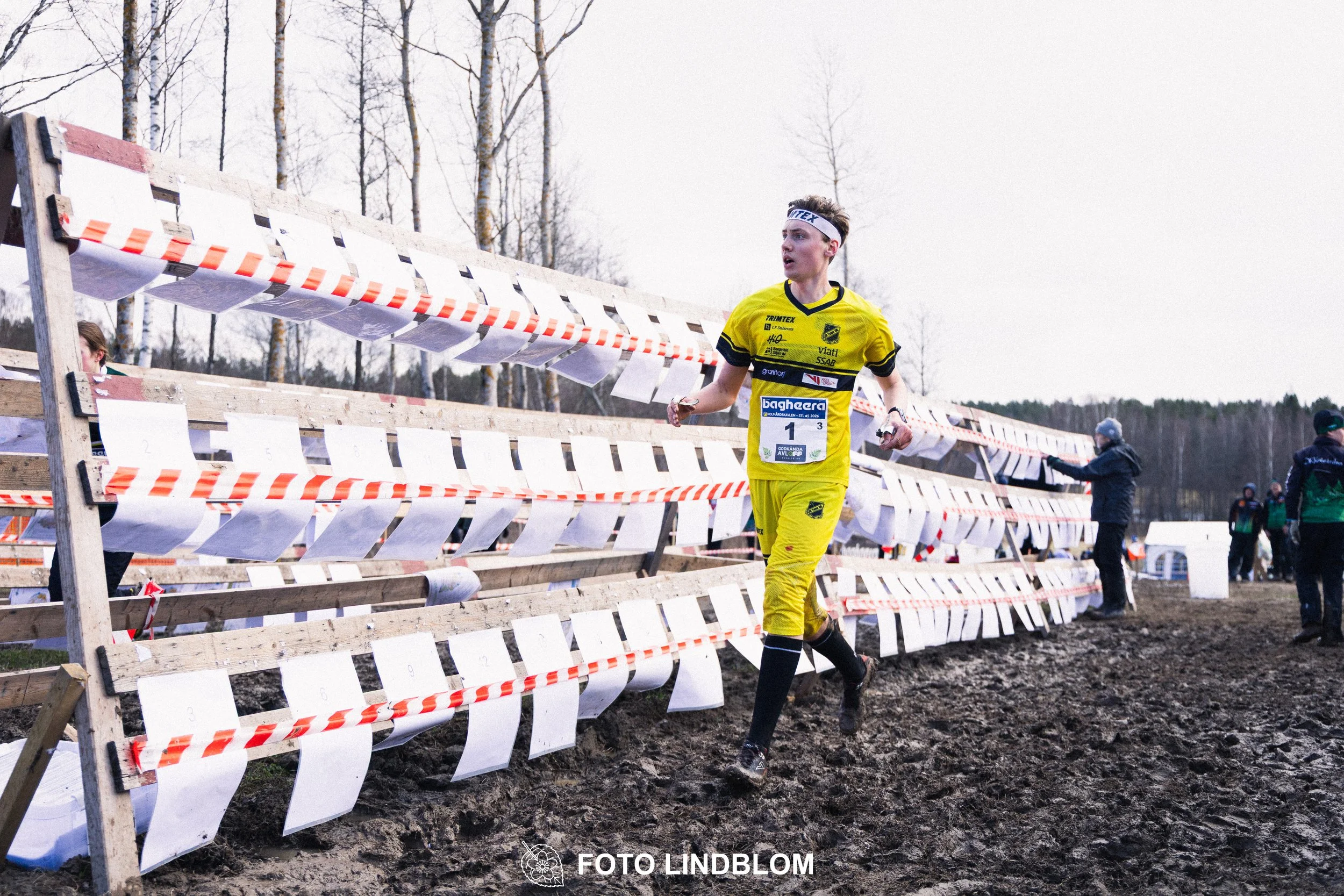 A photo from Kolmårdskavlen during the Swedish relay league 2026, captured by Foto Lindblom.