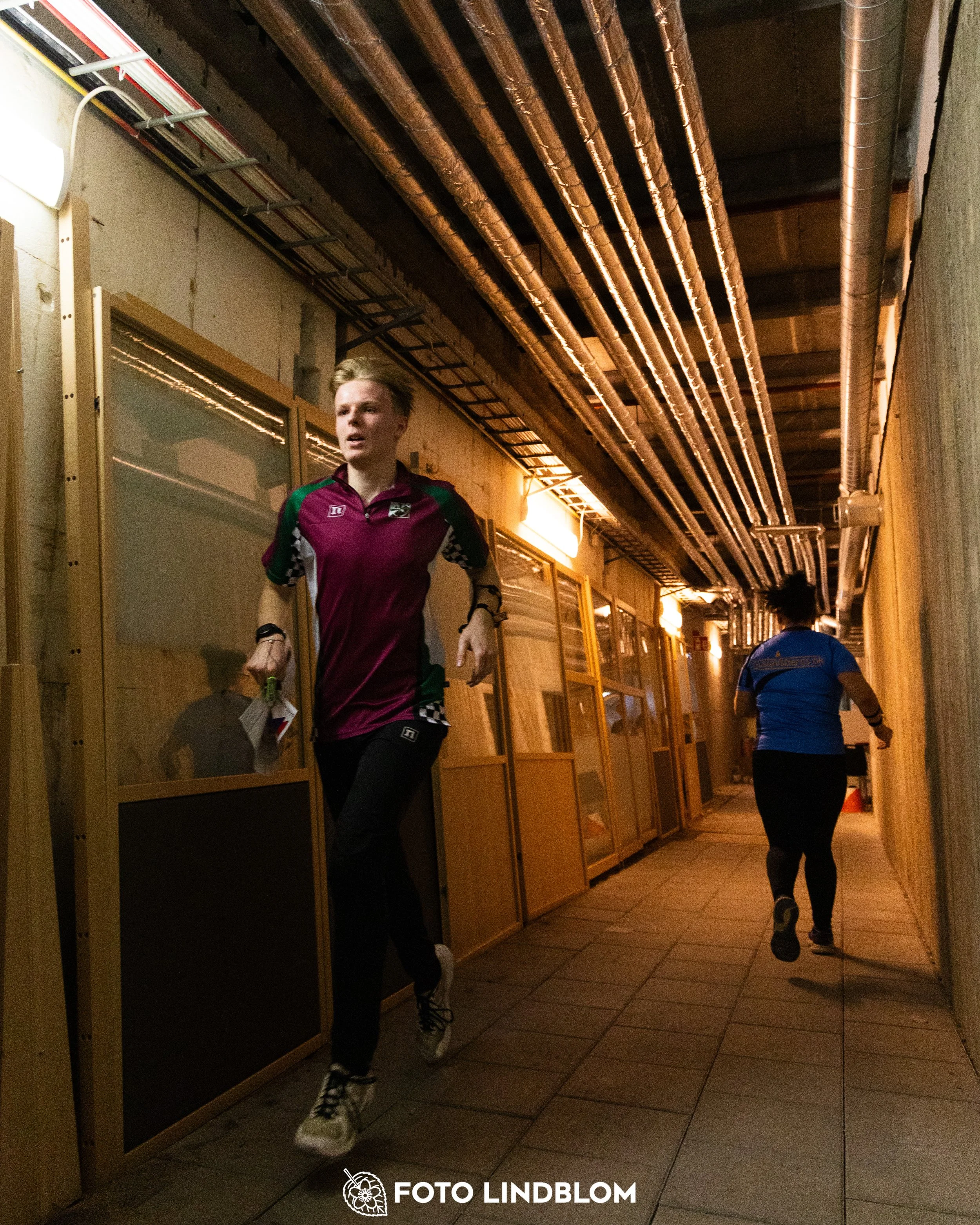 A picture from the indoor orienteering event TMOK Indoor taken by Foto Lindblom