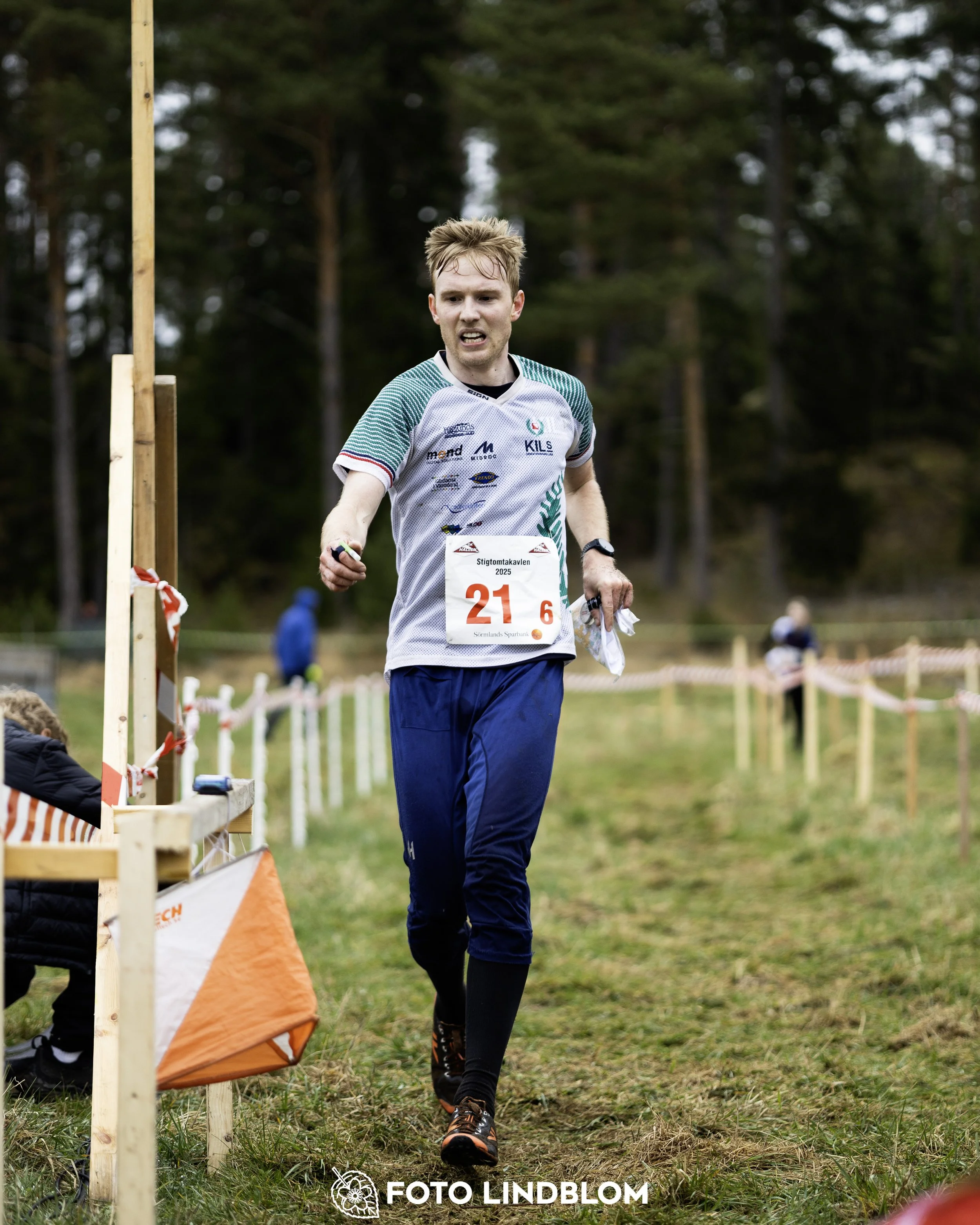 A picture from the orienteering relay competition "Stigtomtakavlen"