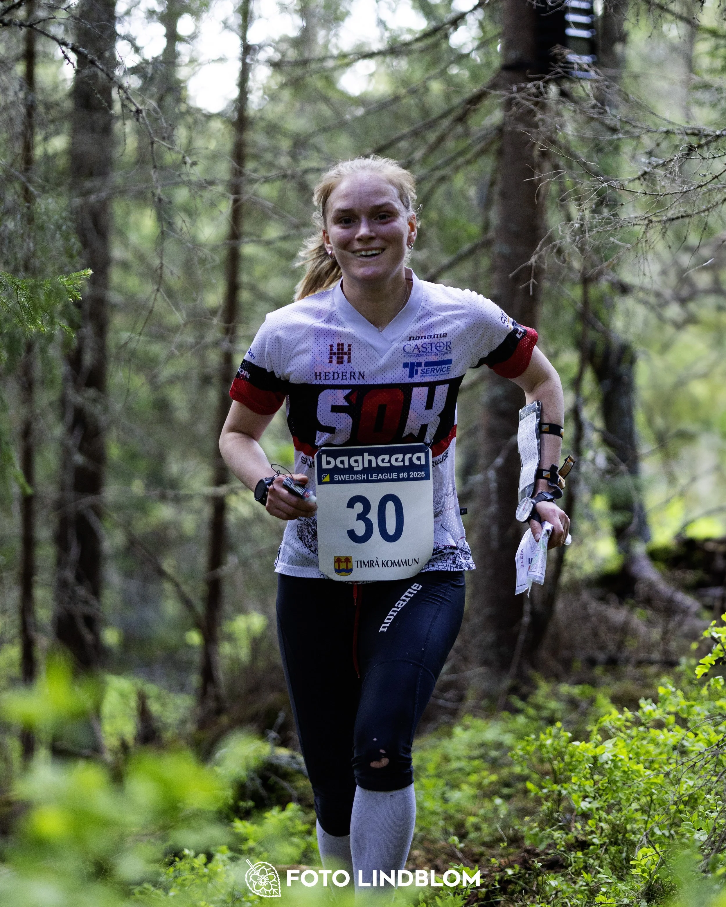 A picture from the sixth stage of the Swedish League orienteering competition
