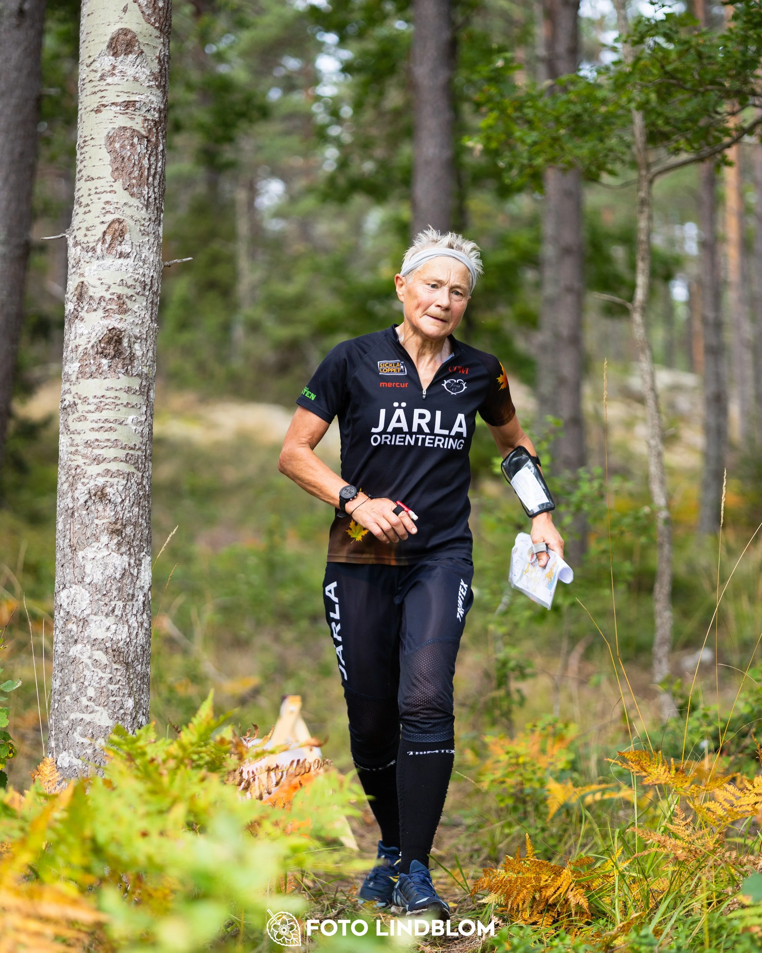 A picture from the Stockholm district championship in middle distance orienteering taken by Foto Lindblom