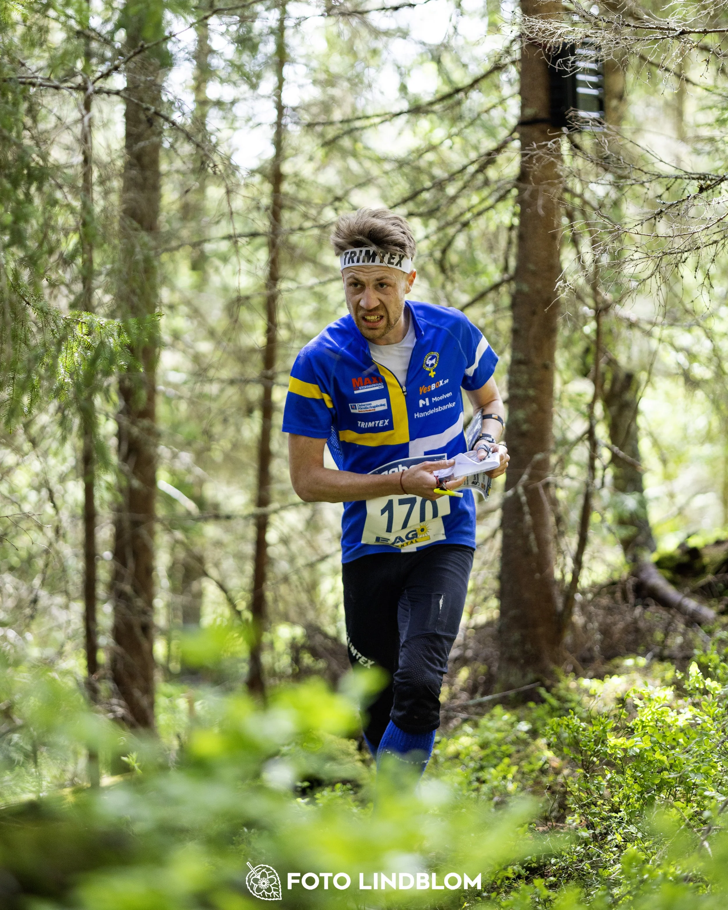 A picture from the seventh stage of the Swedish League orienteering competition