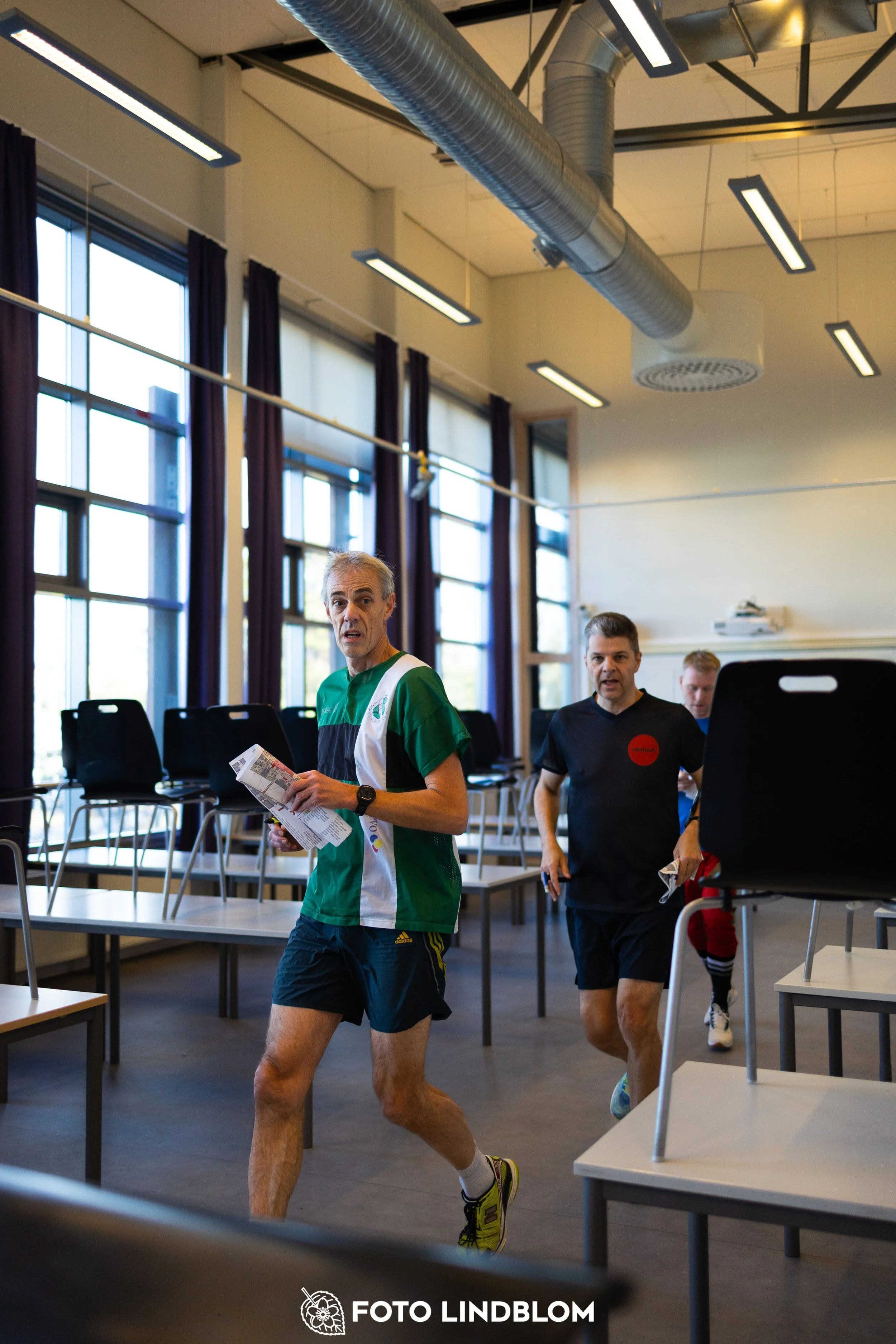 A picture from the indoor orienteering event TMOK Indoor taken by Foto Lindblom