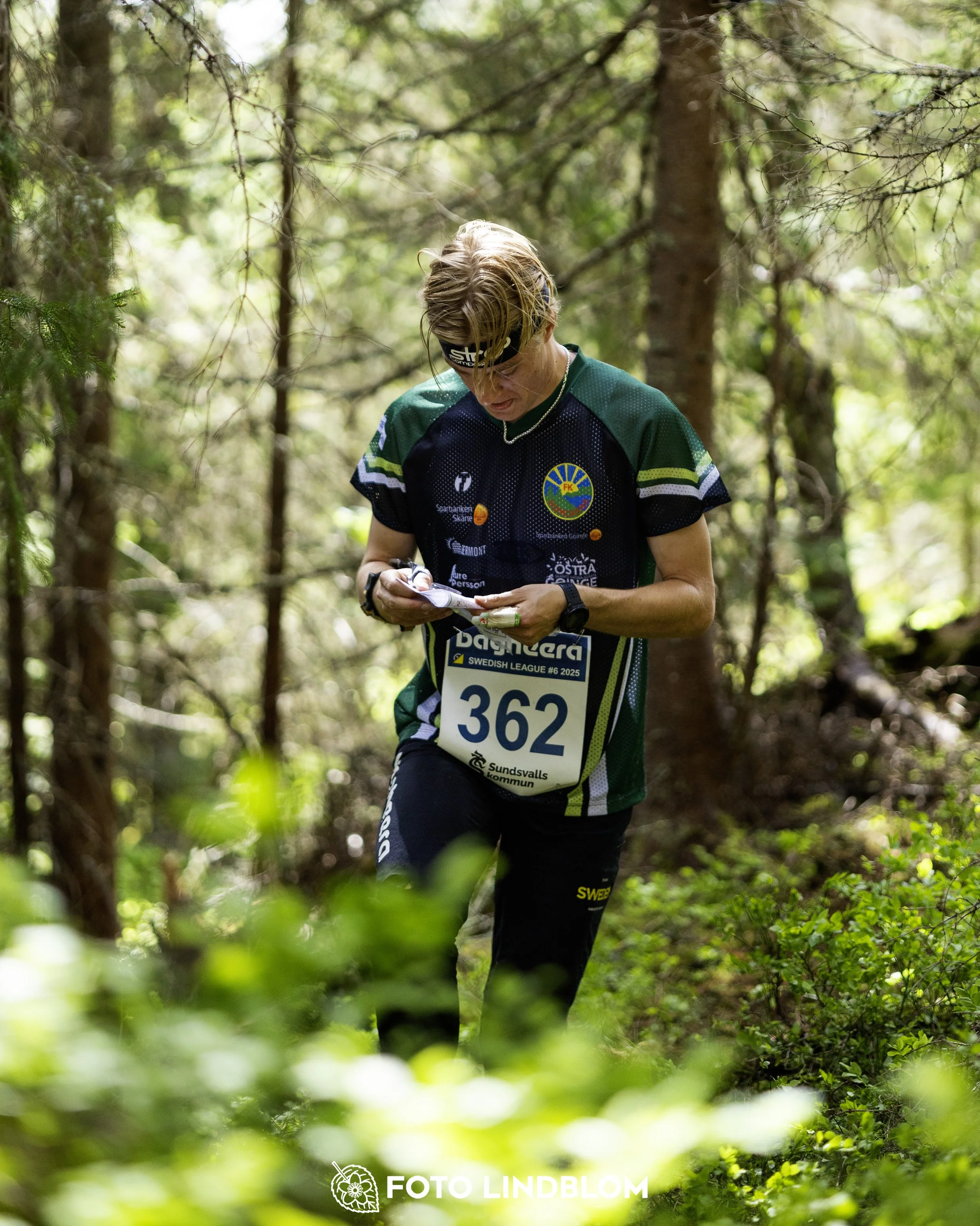 A picture from the seventh stage of the Swedish League orienteering competition